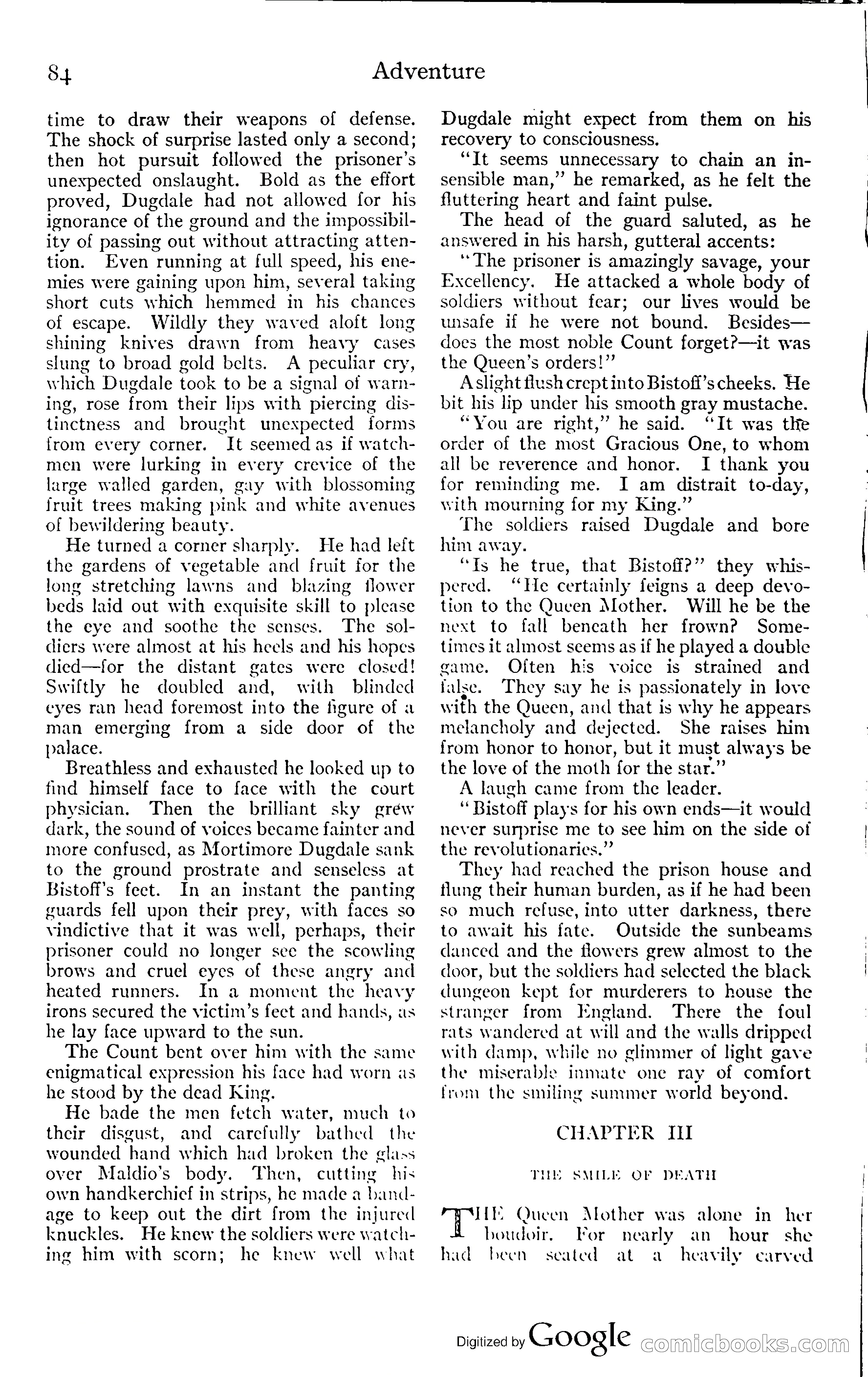 Adventure Magazine, November (1910s) — page 90 of 194