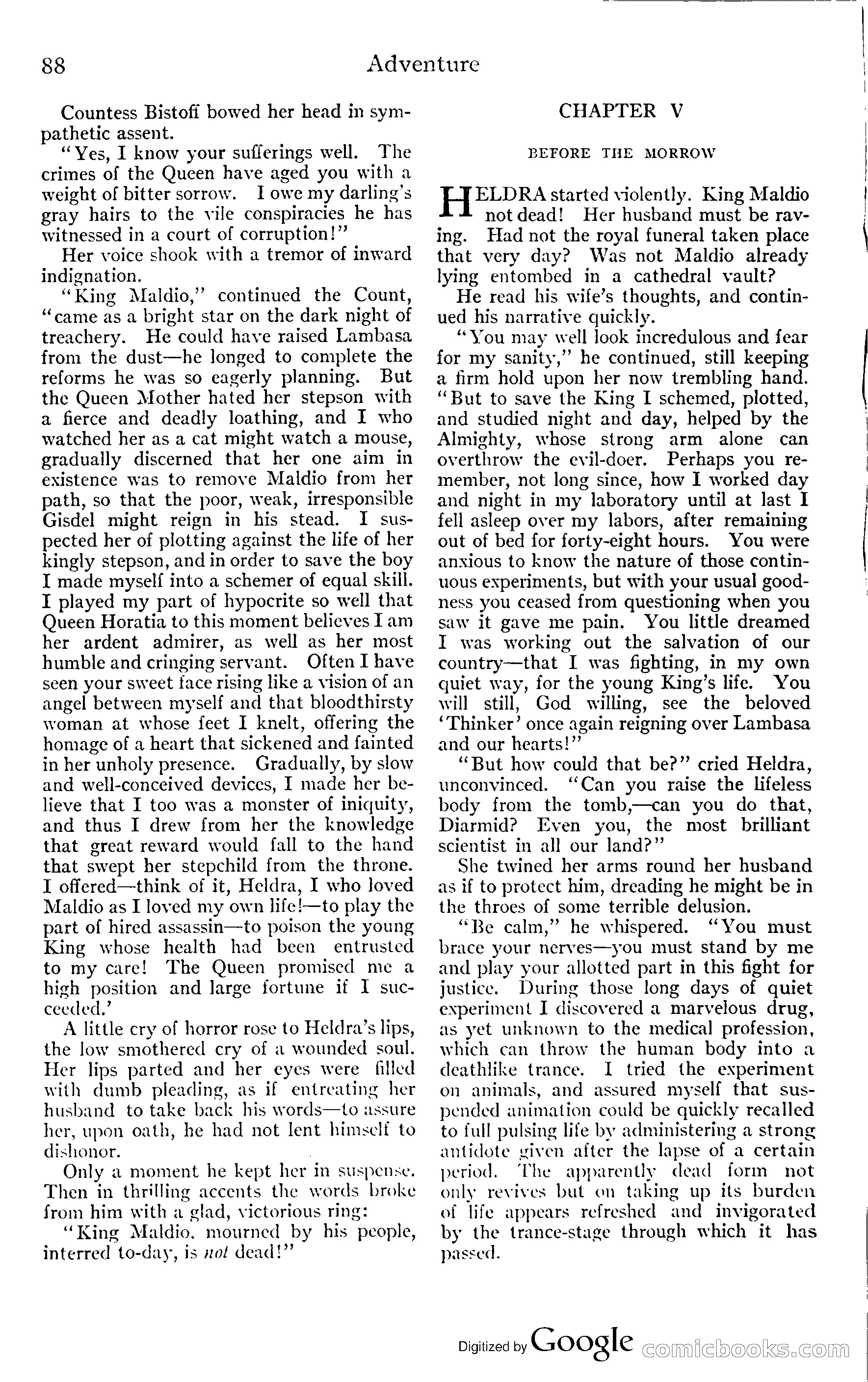 Adventure Magazine, November (1910s) — page 94 of 194