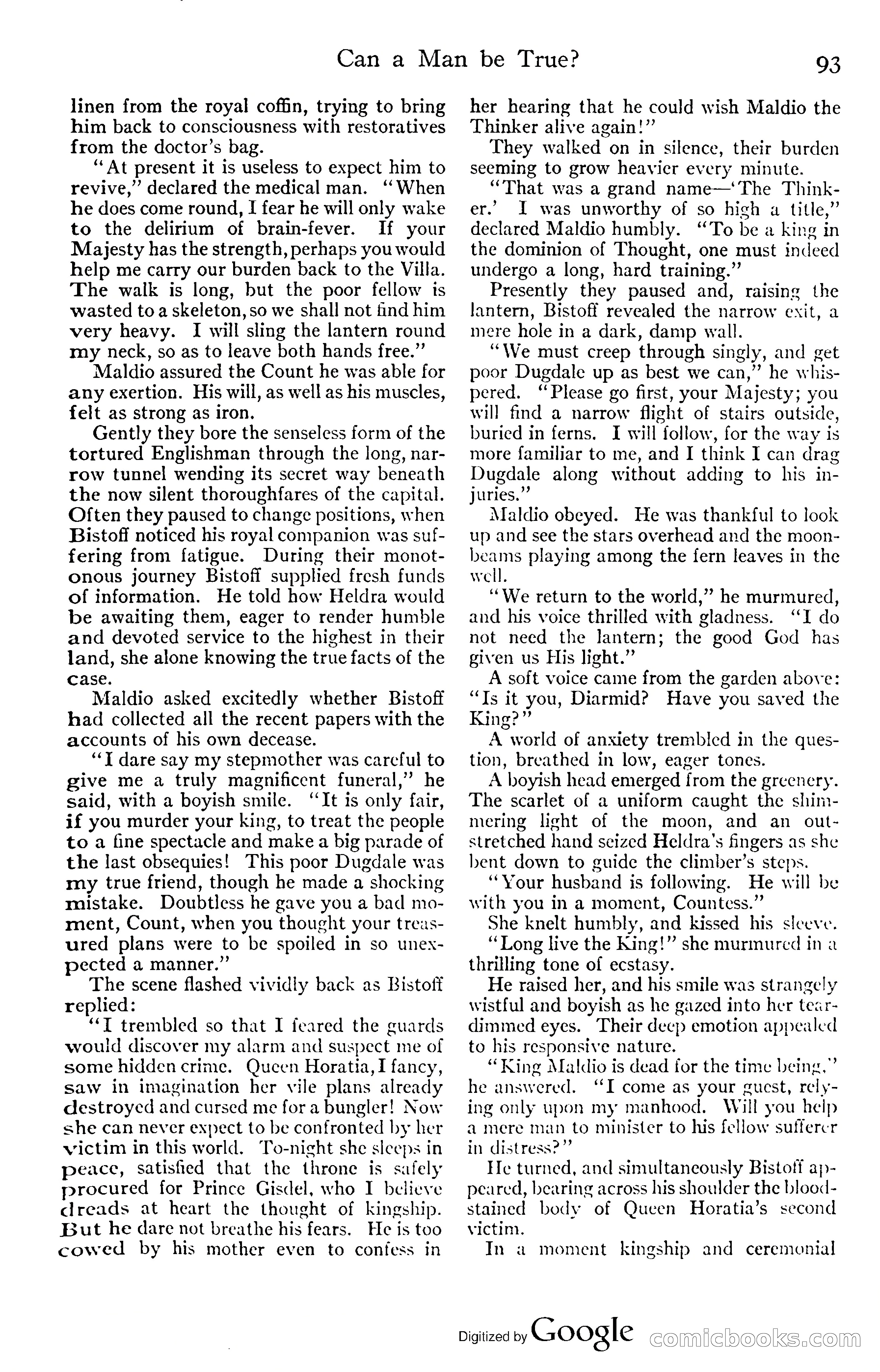 Adventure Magazine, November (1910s) — page 99 of 194