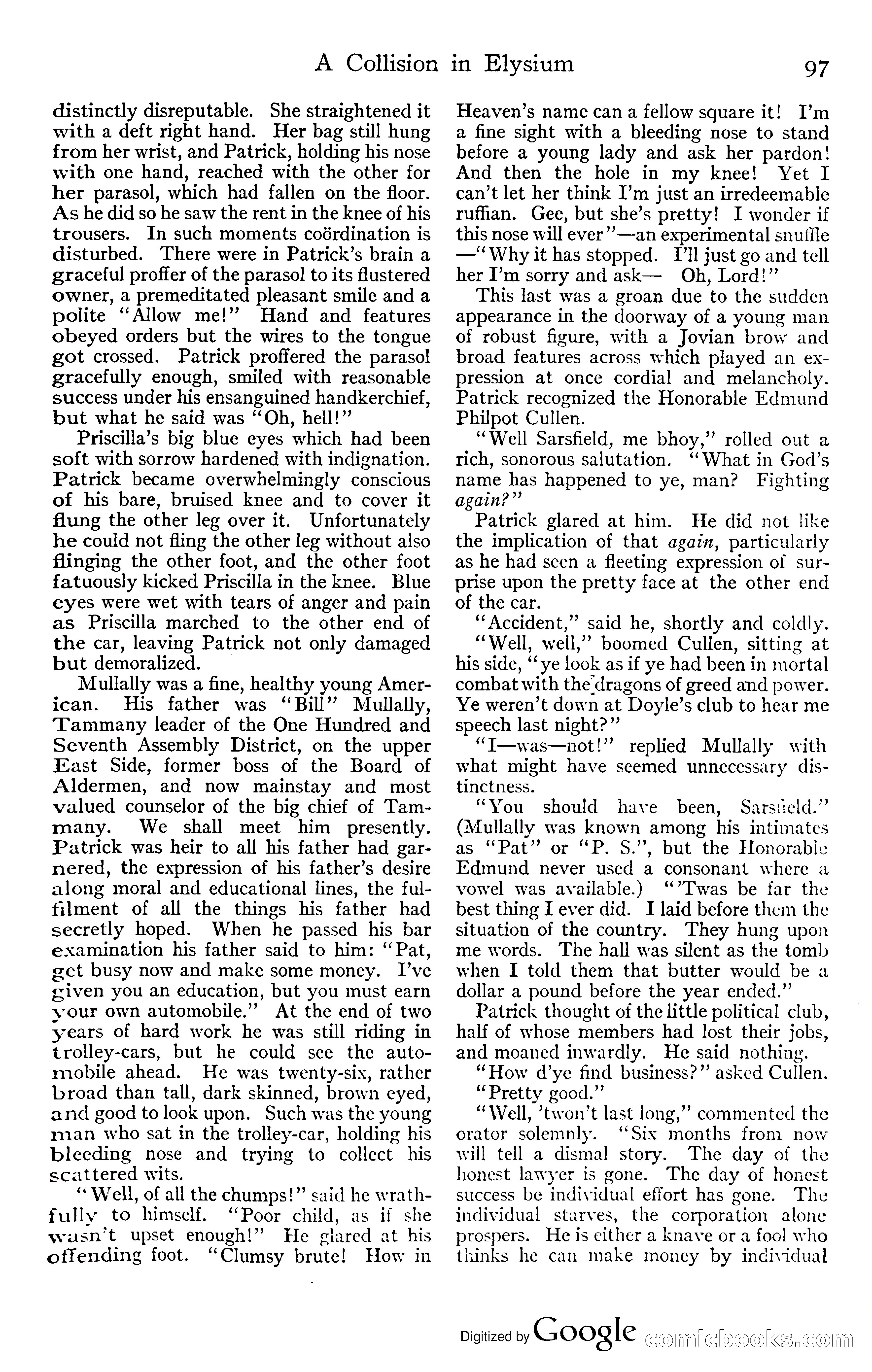 Adventure Magazine, November (1910s) — page 103 of 194