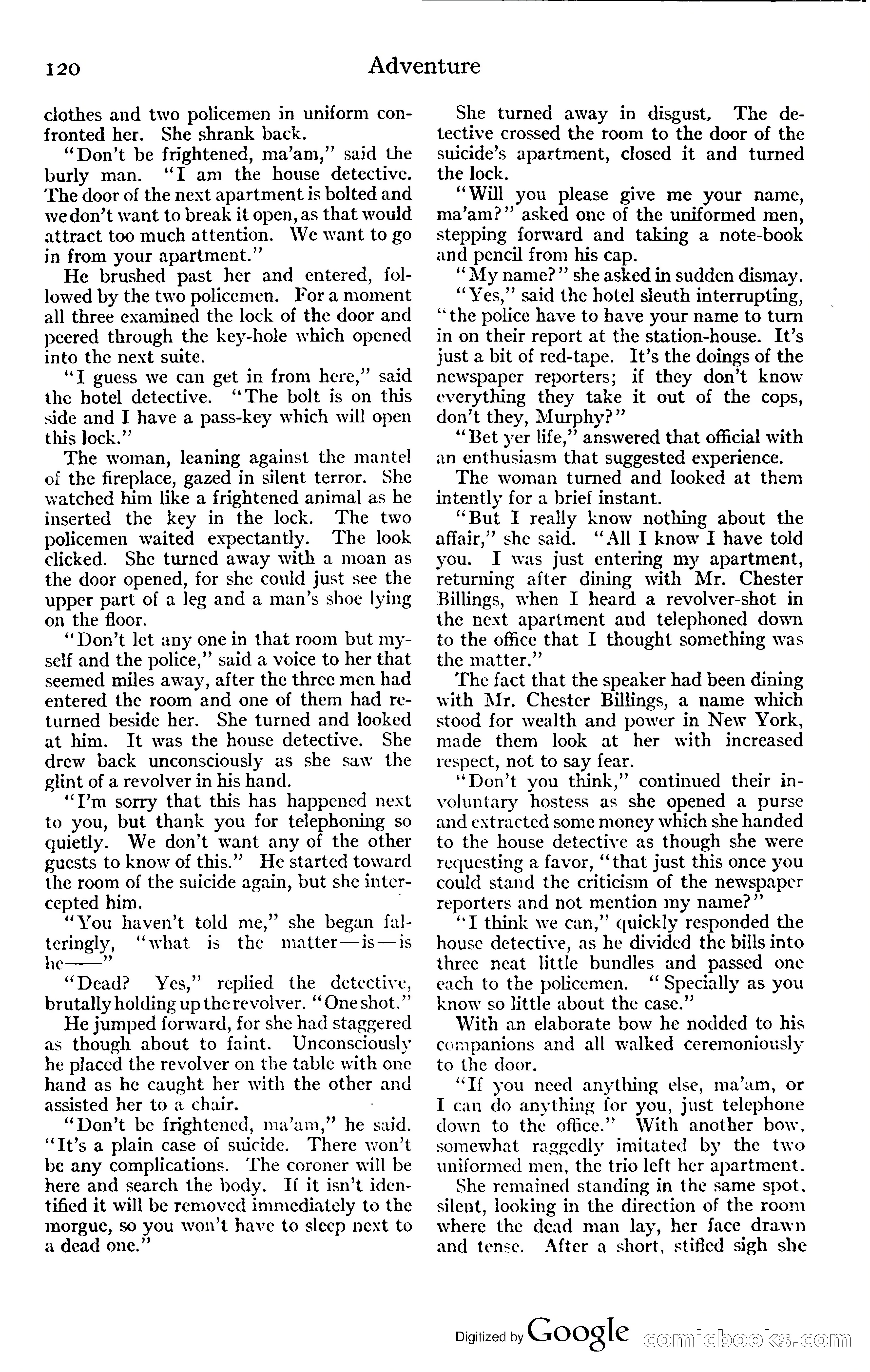 Adventure Magazine, November (1910s) — page 126 of 194