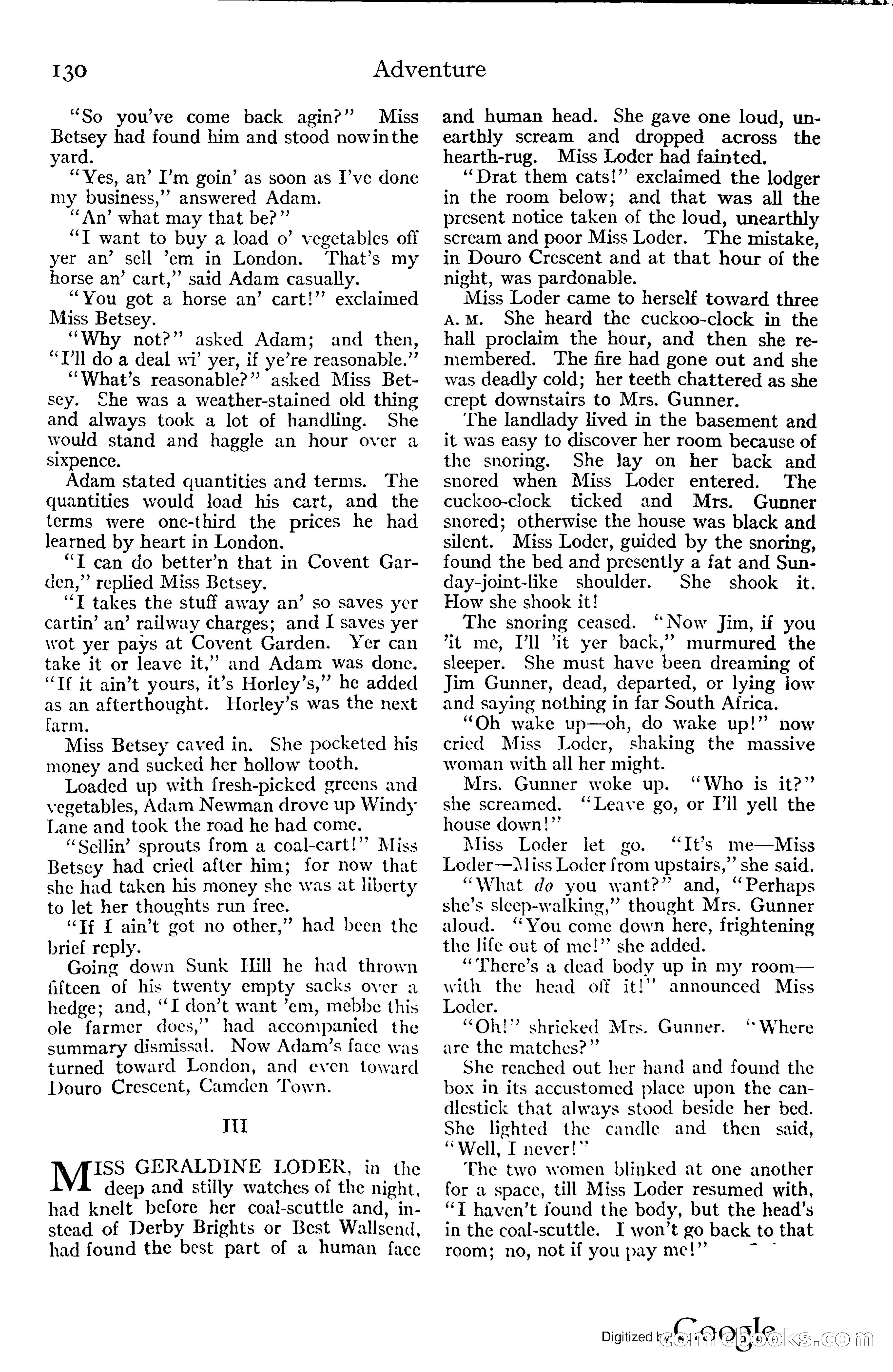 Adventure Magazine, November (1910s) — page 136 of 194