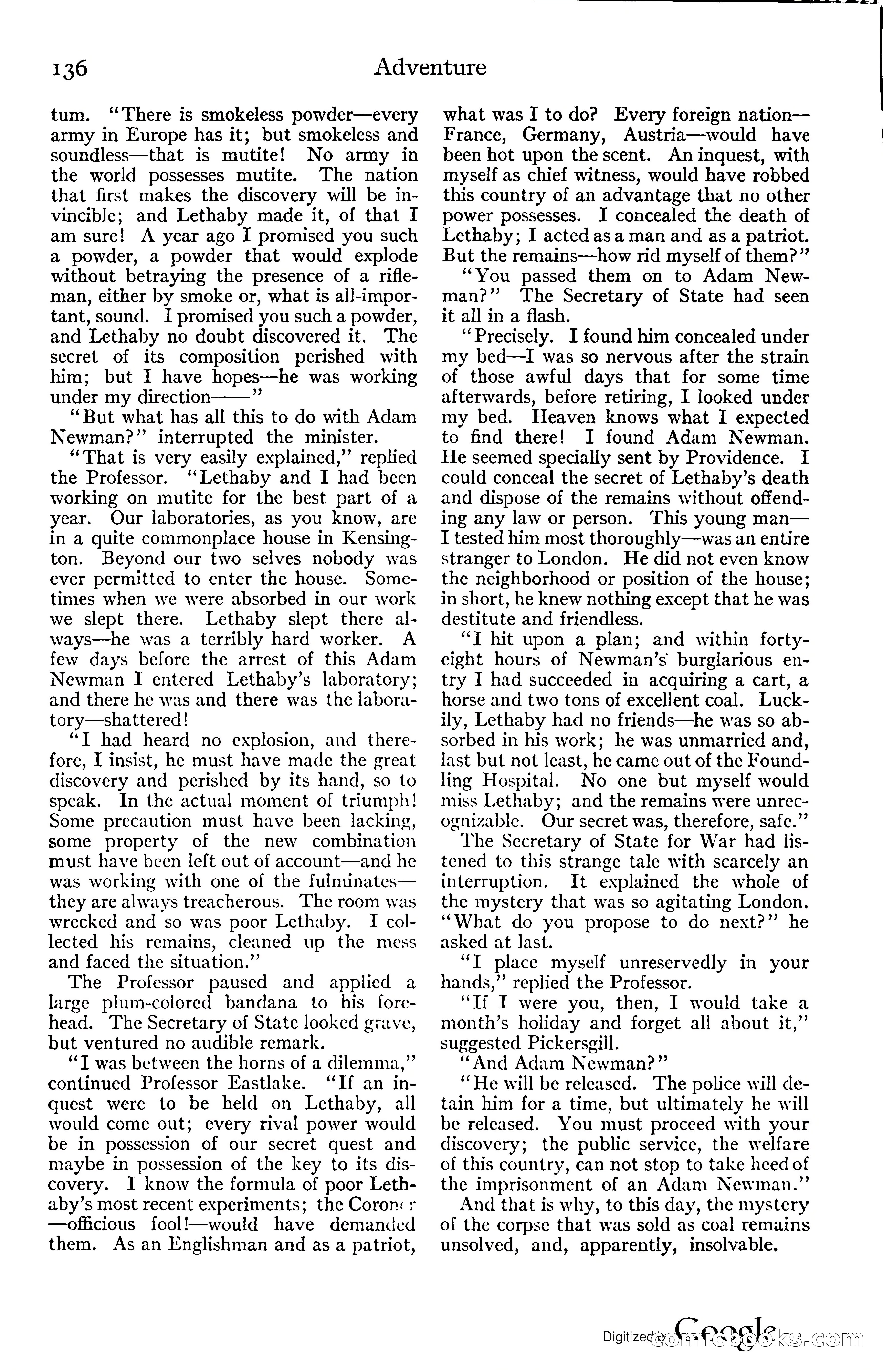 Adventure Magazine, November (1910s) — page 142 of 194