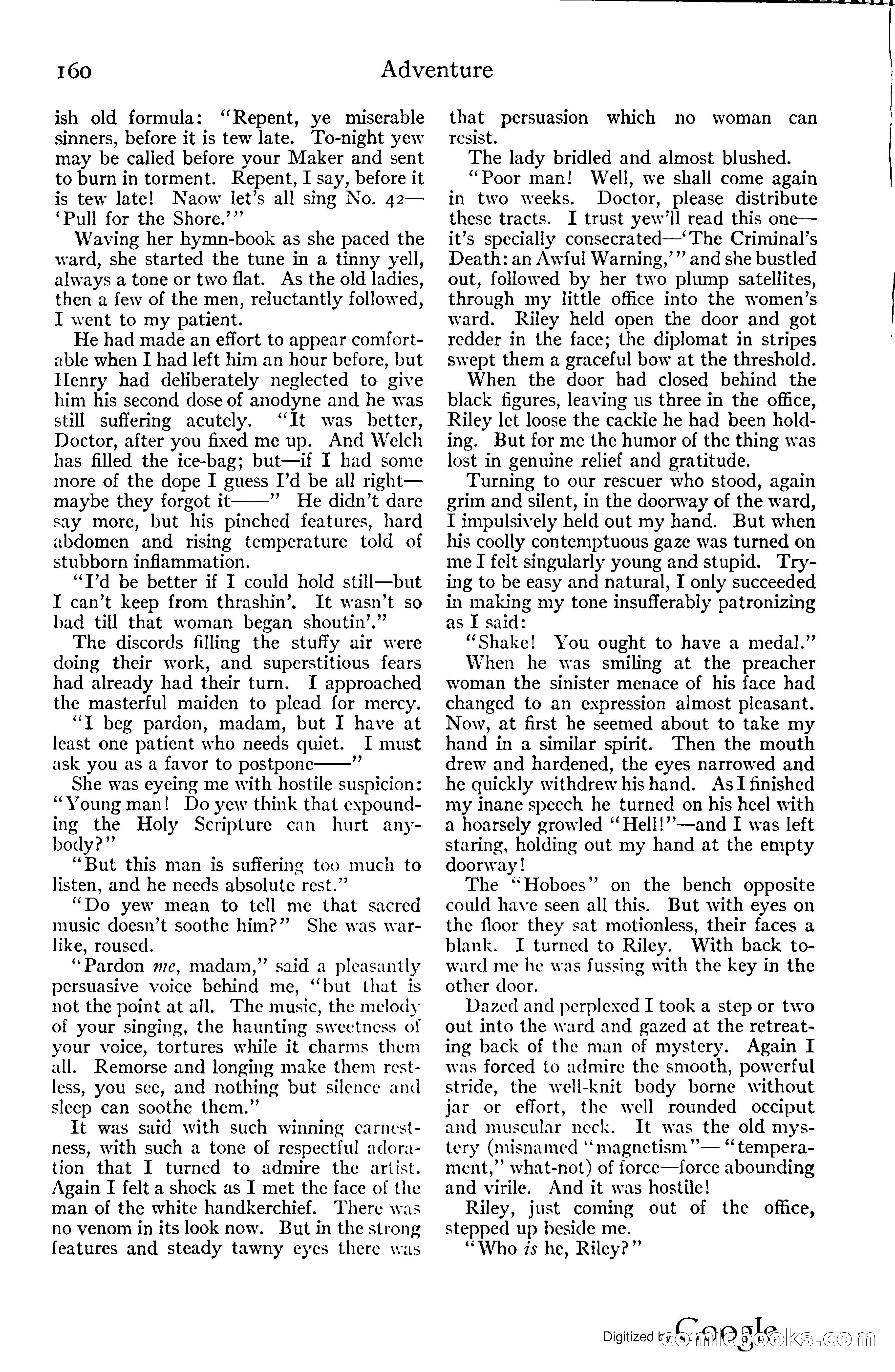Adventure Magazine, November (1910s) — page 166 of 194