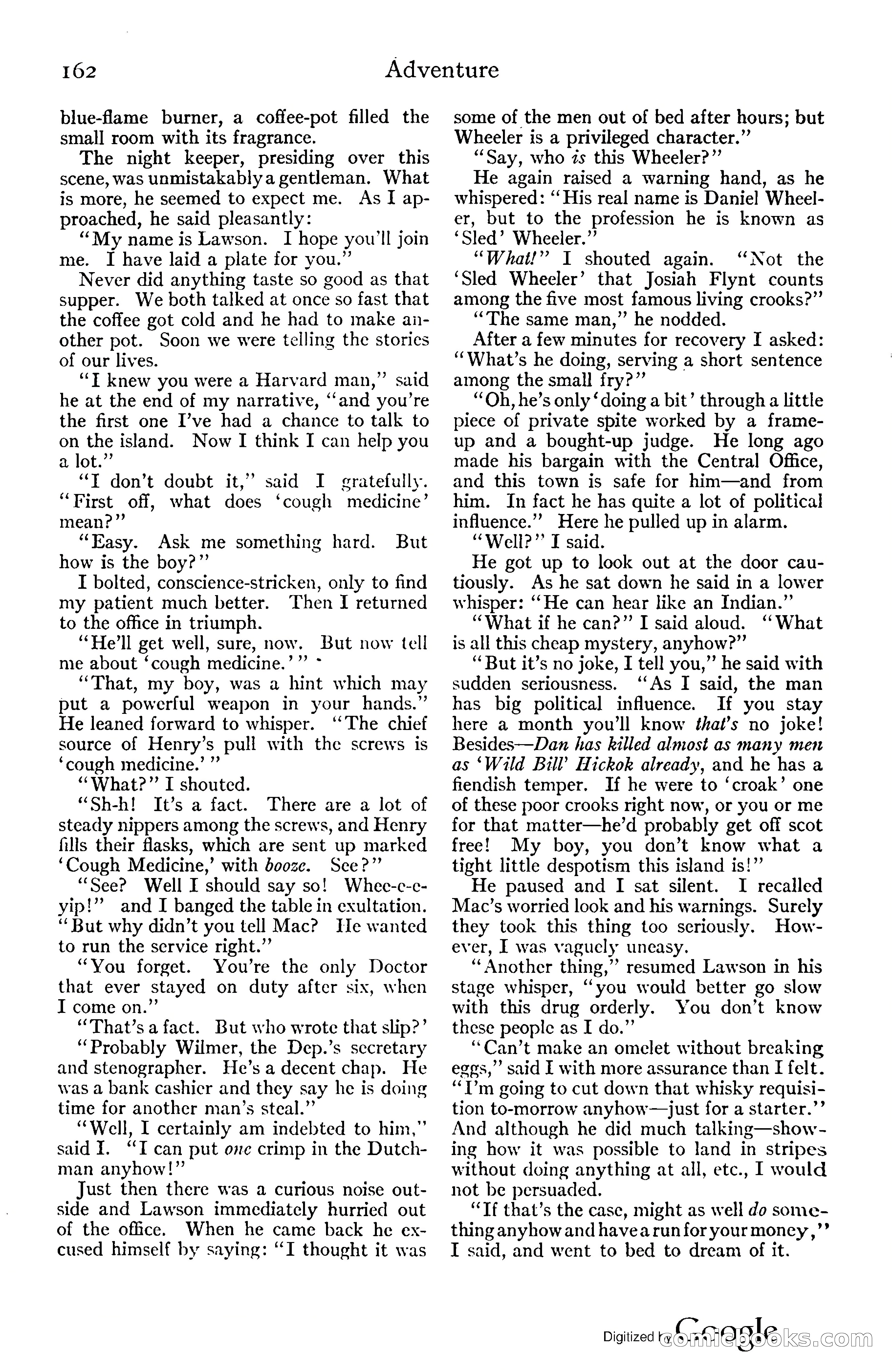 Adventure Magazine, November (1910s) — page 168 of 194