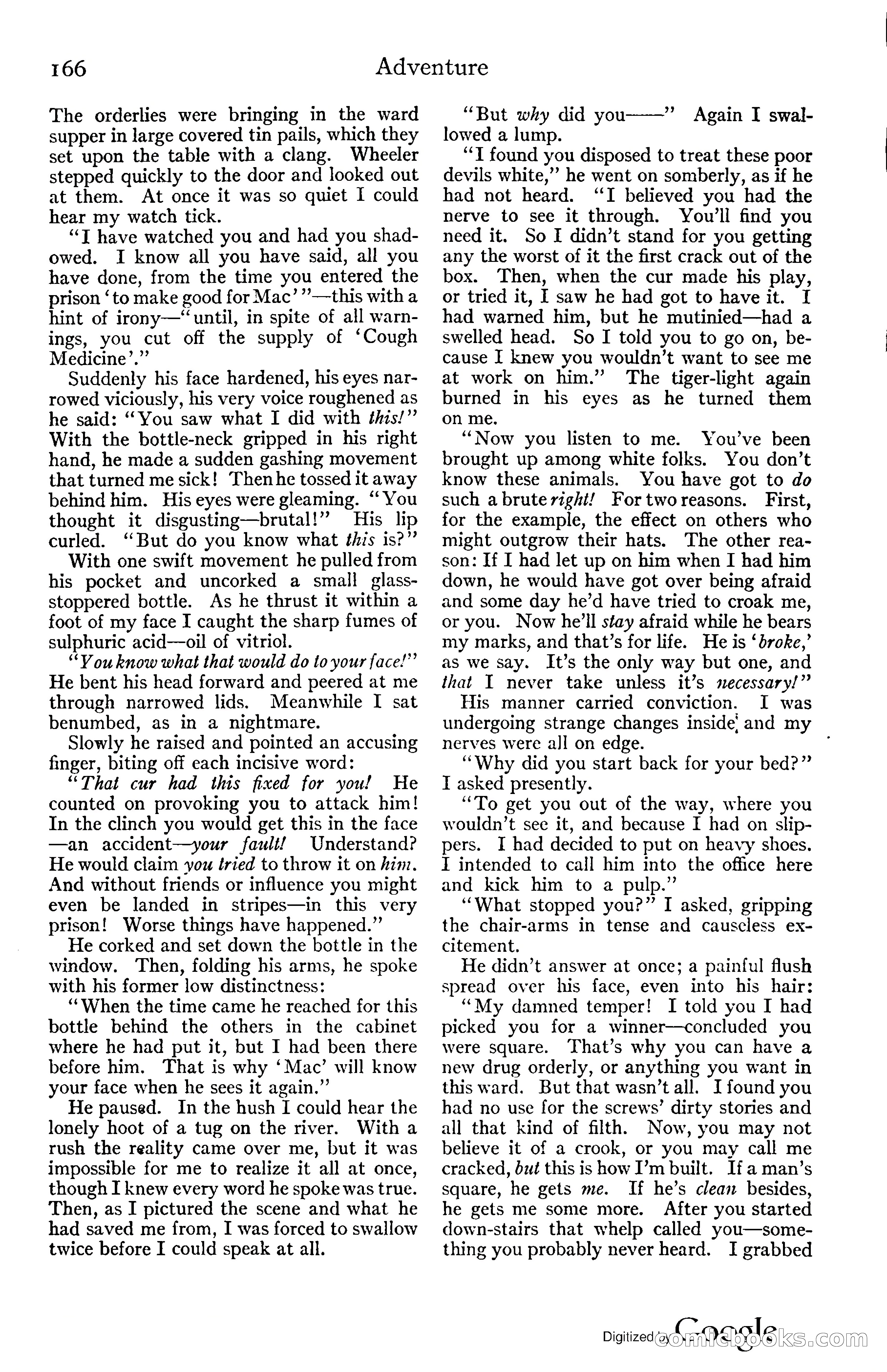 Adventure Magazine, November (1910s) — page 172 of 194
