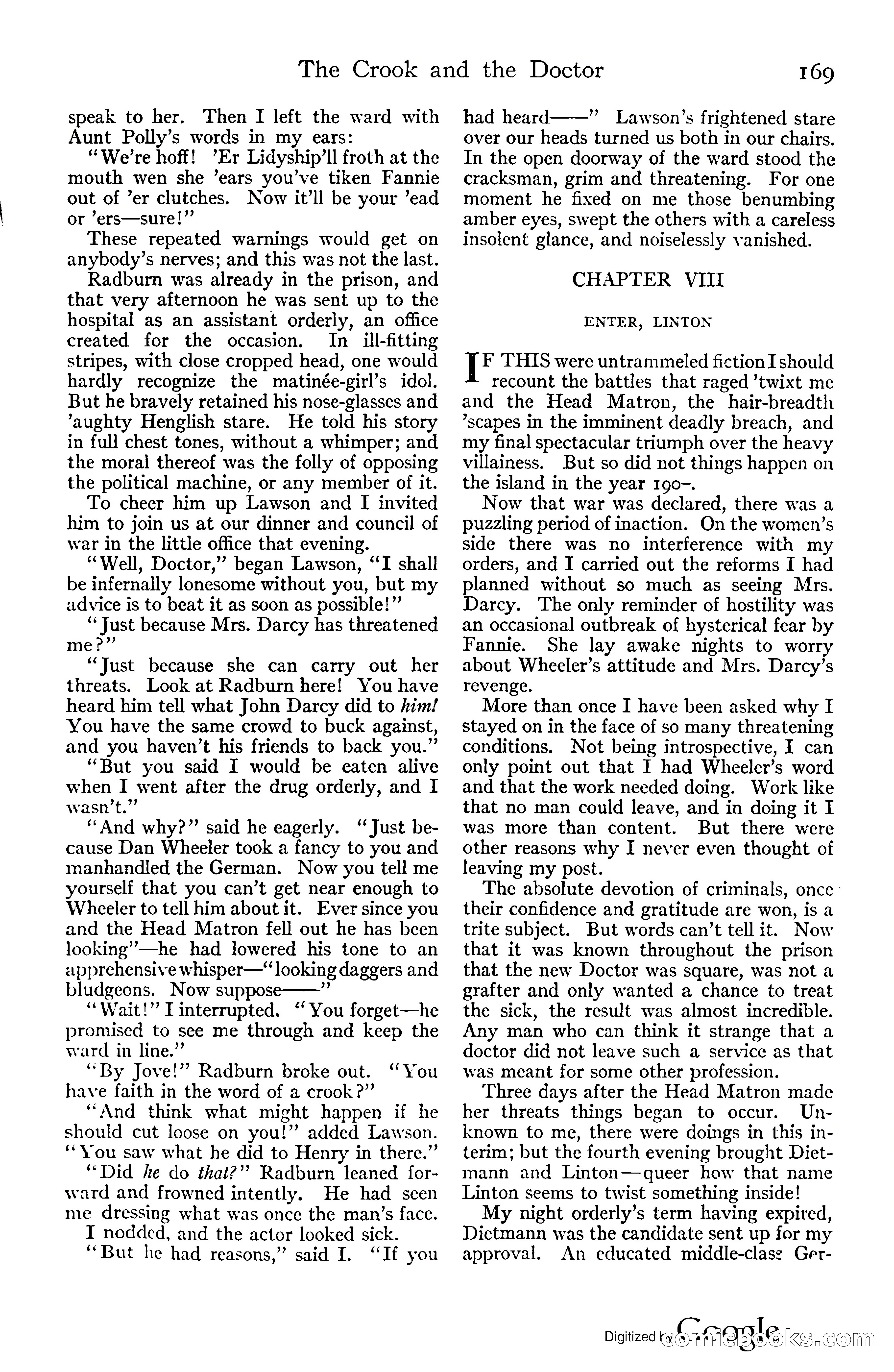 Adventure Magazine, November (1910s) — page 175 of 194
