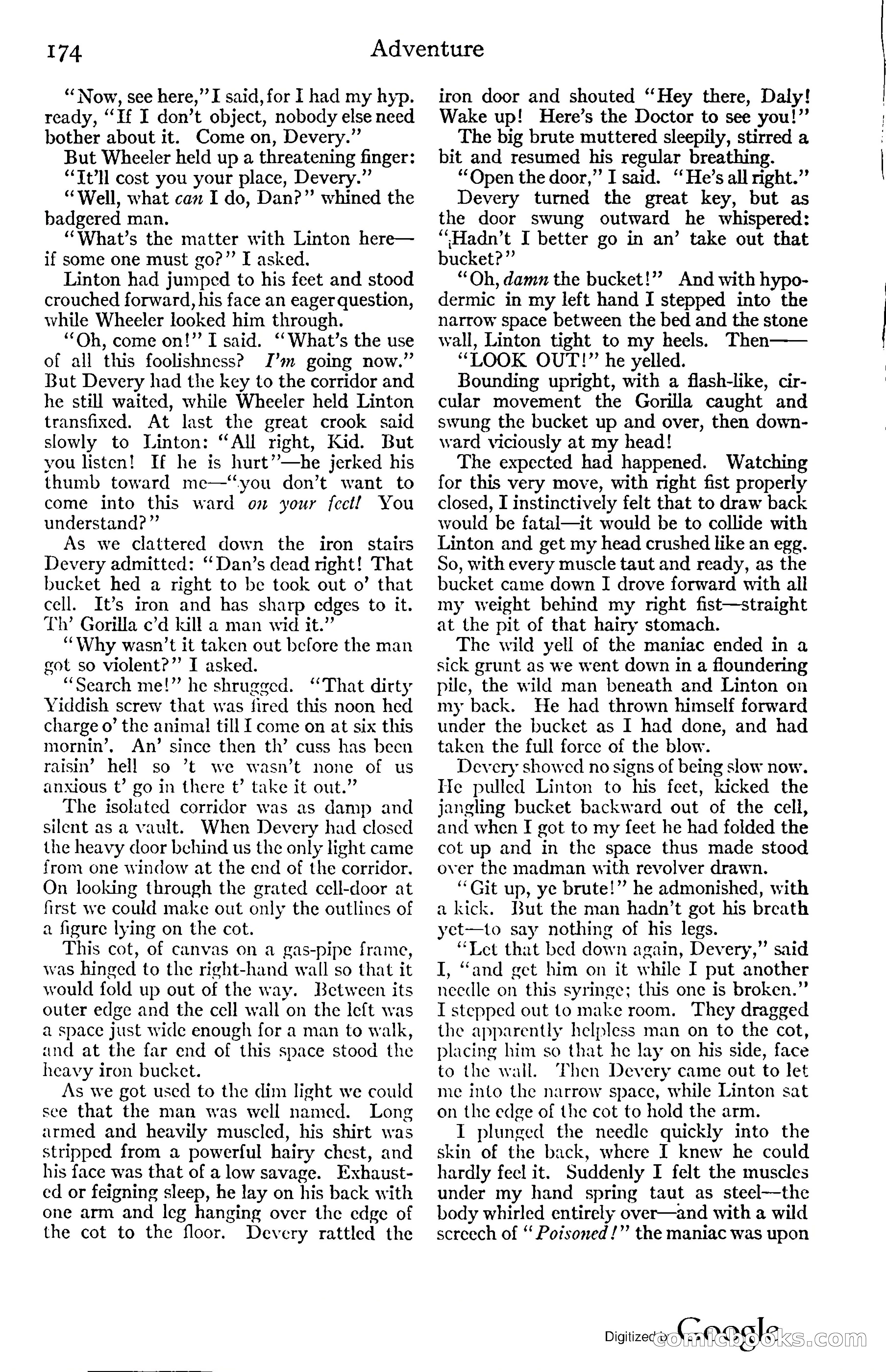 Adventure Magazine, November (1910s) — page 180 of 194
