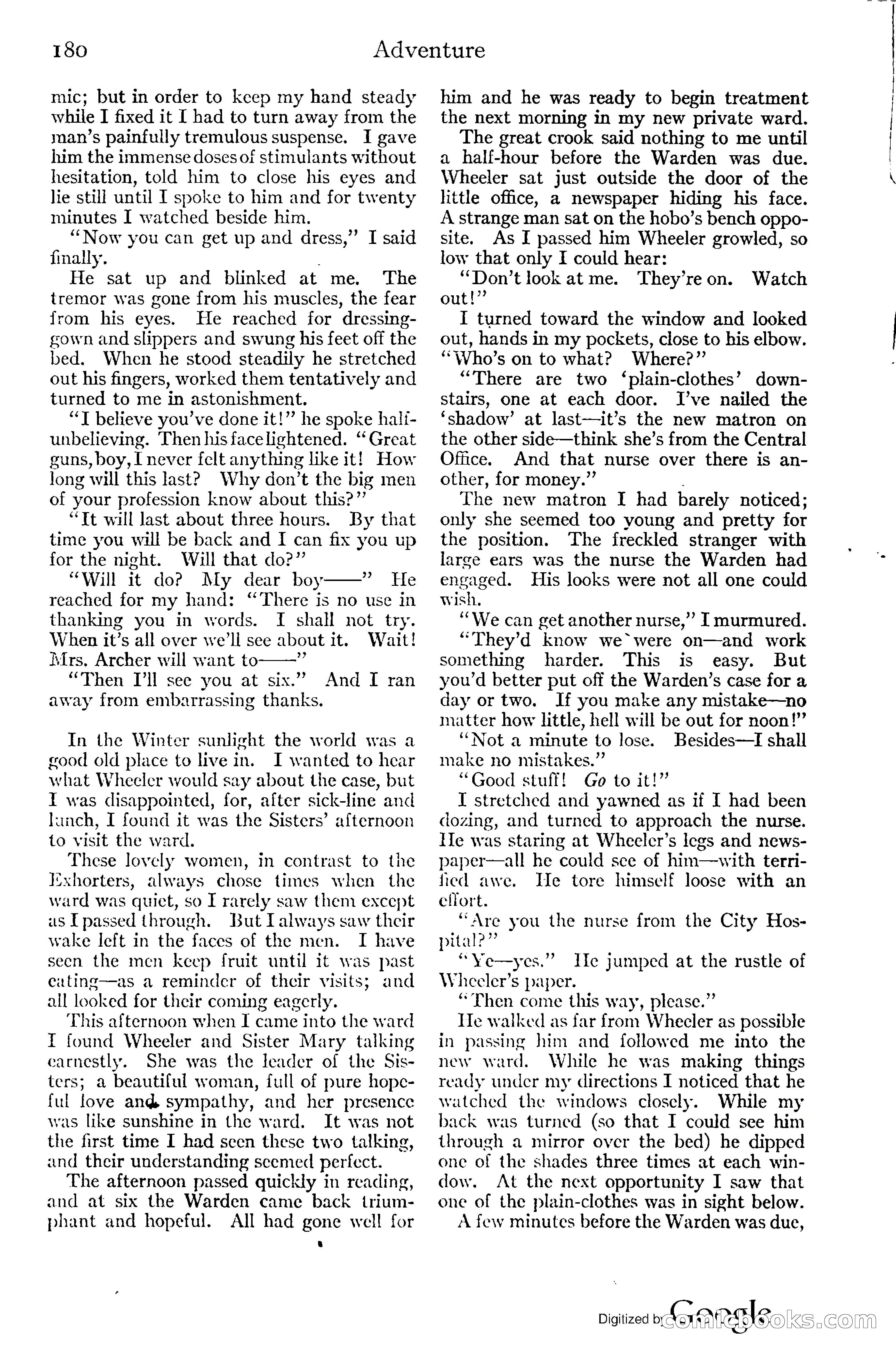 Adventure Magazine, November (1910s) — page 186 of 194