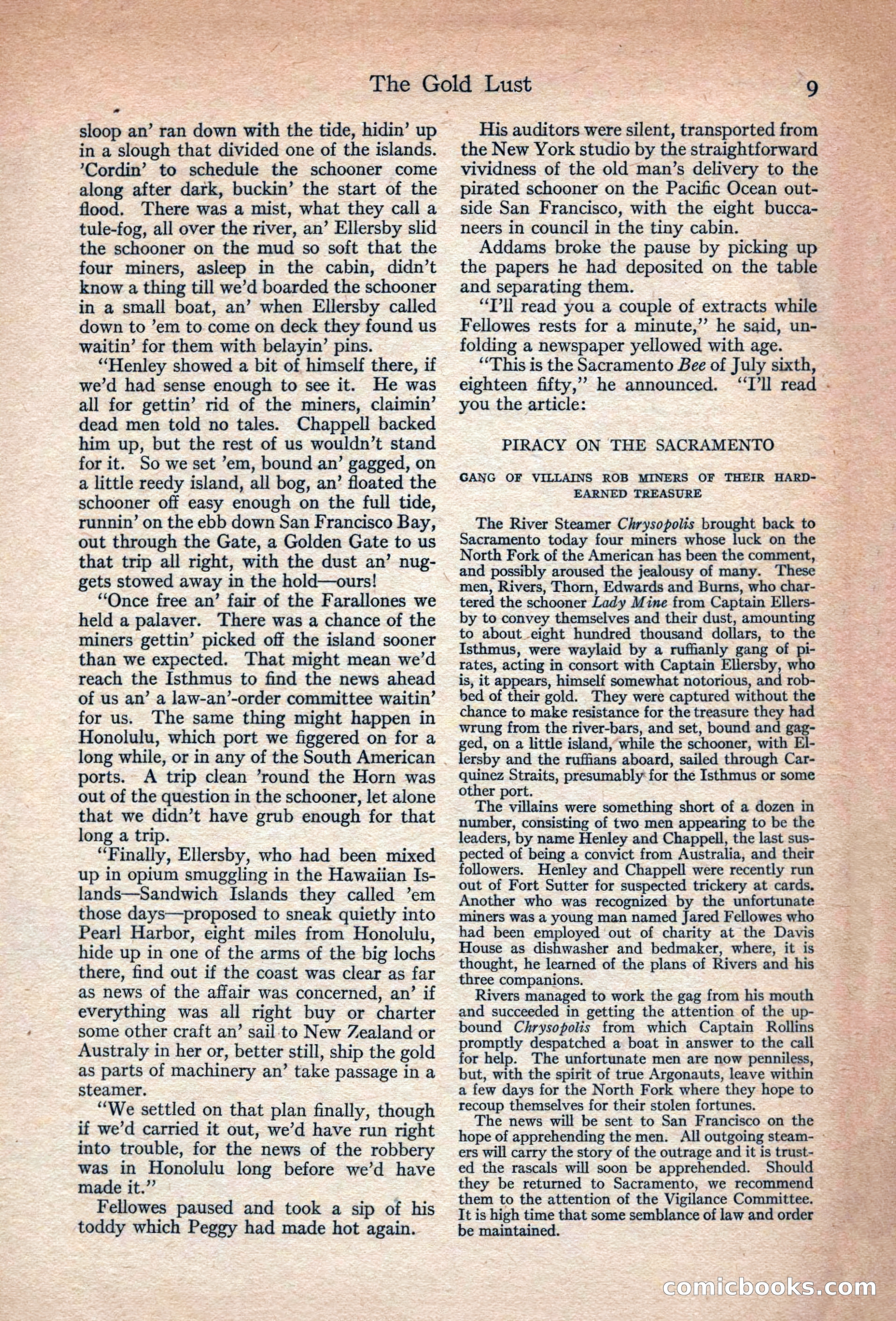 Adventure, November 1915 — page 11 of 228