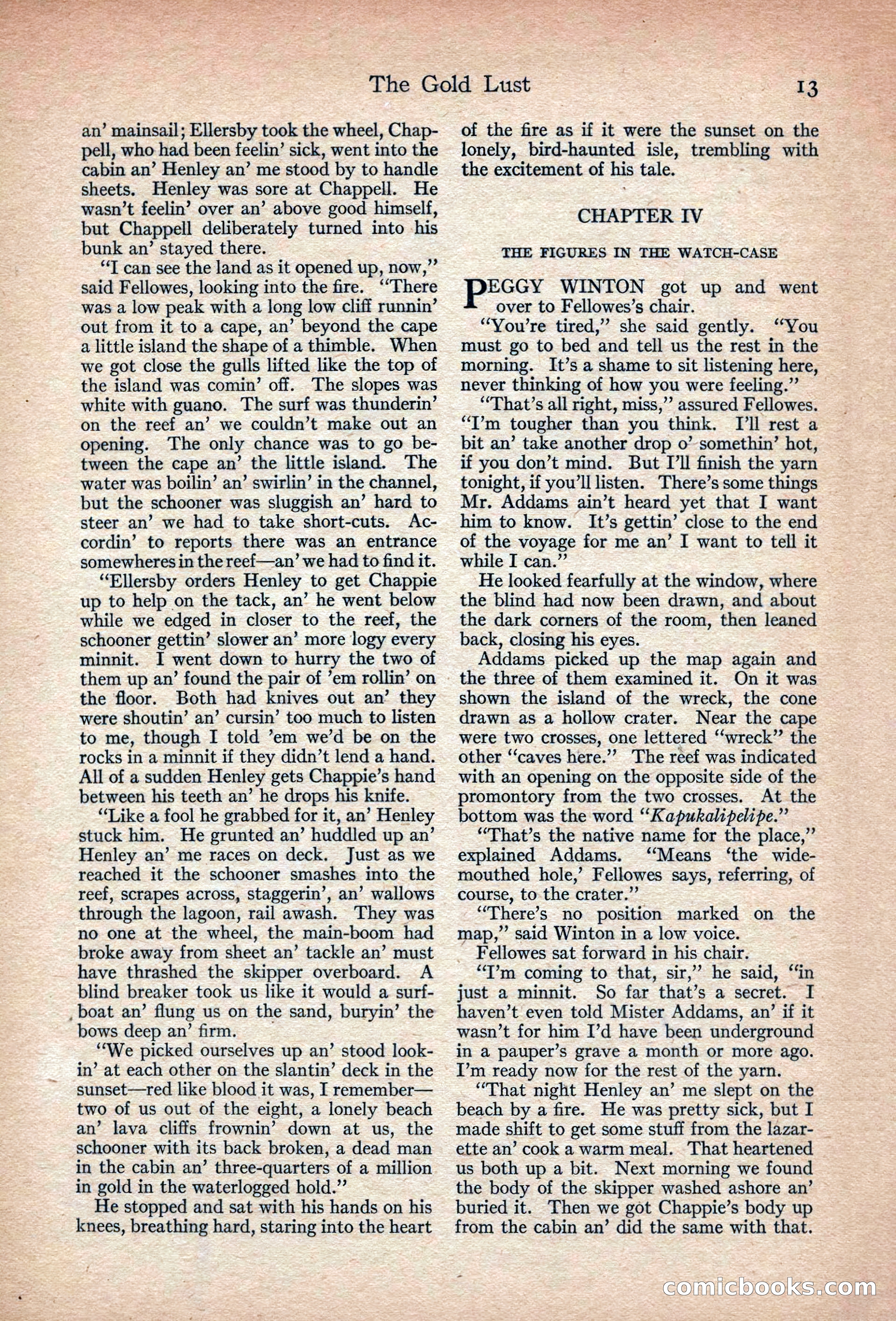 Adventure, November 1915 — page 15 of 228