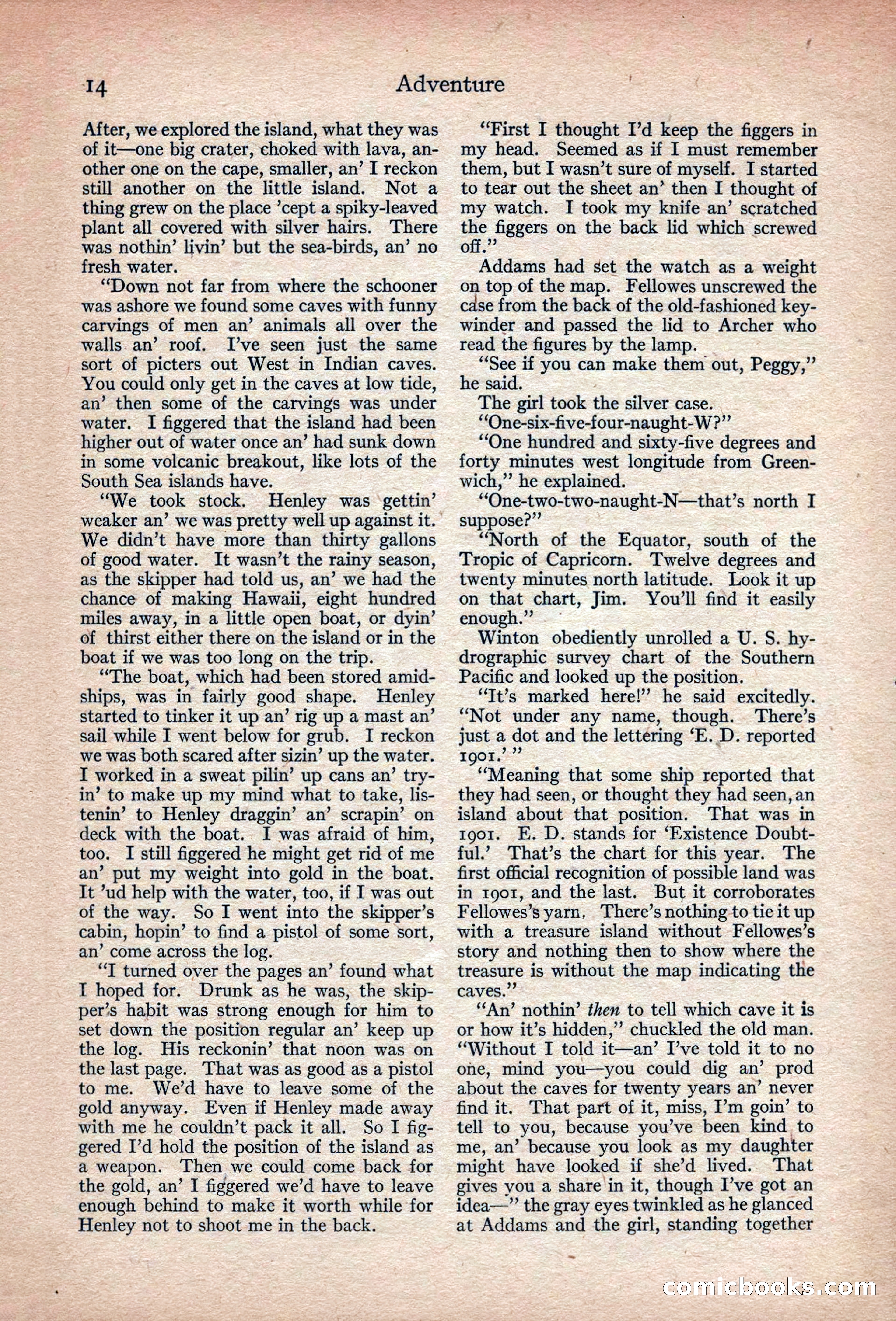 Adventure, November 1915 — page 16 of 228