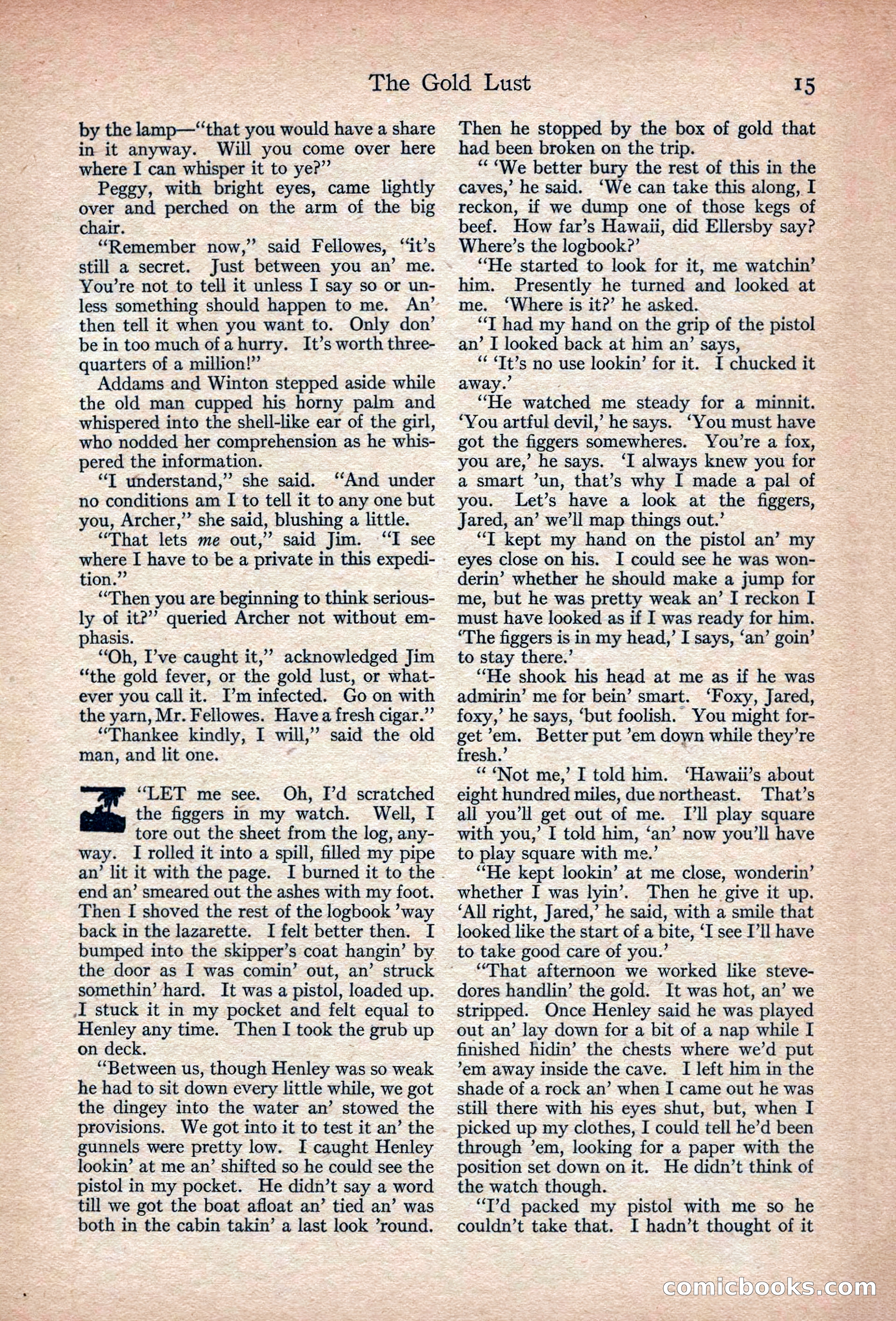 Adventure, November 1915 — page 17 of 228