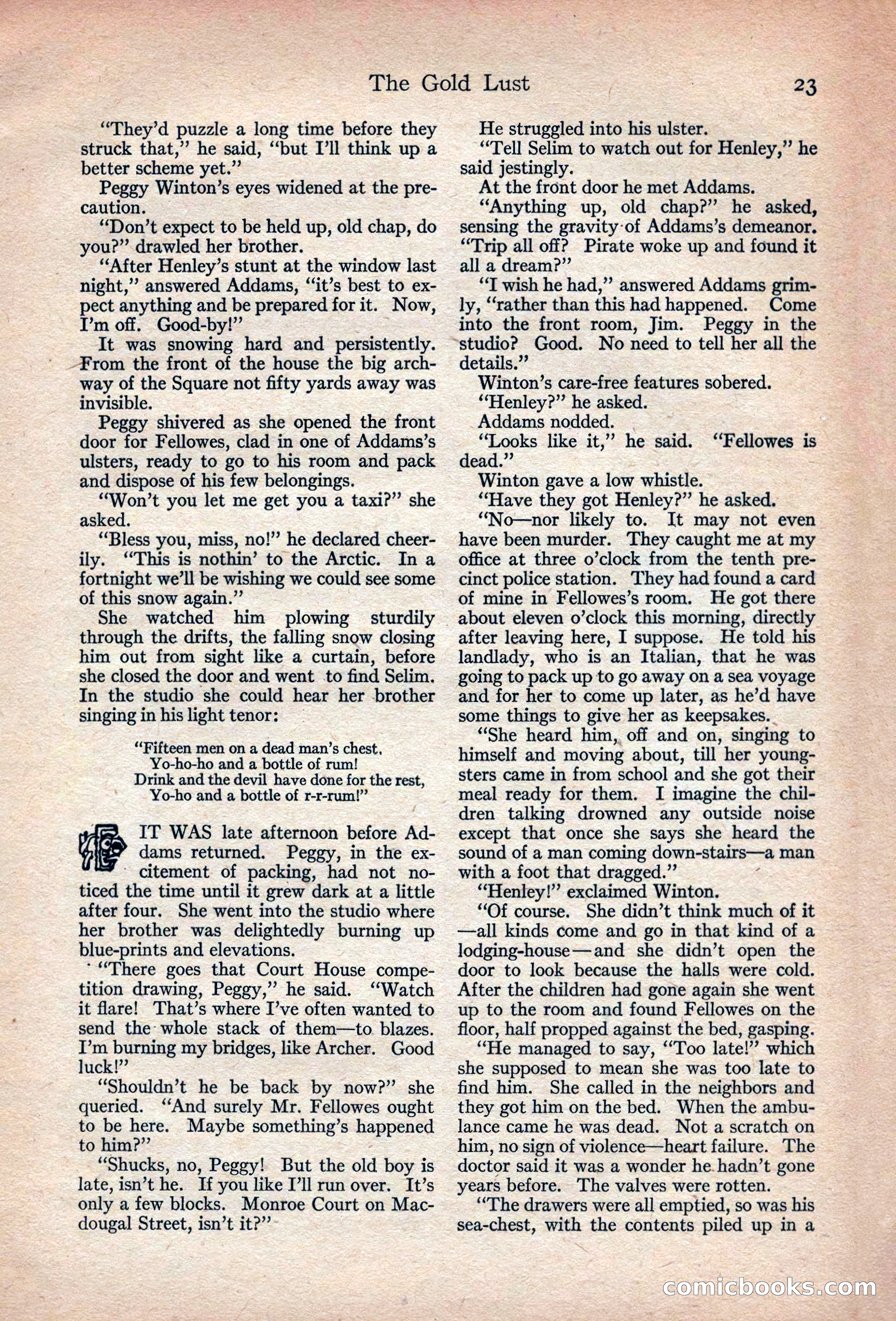 Adventure, November 1915 — page 25 of 228