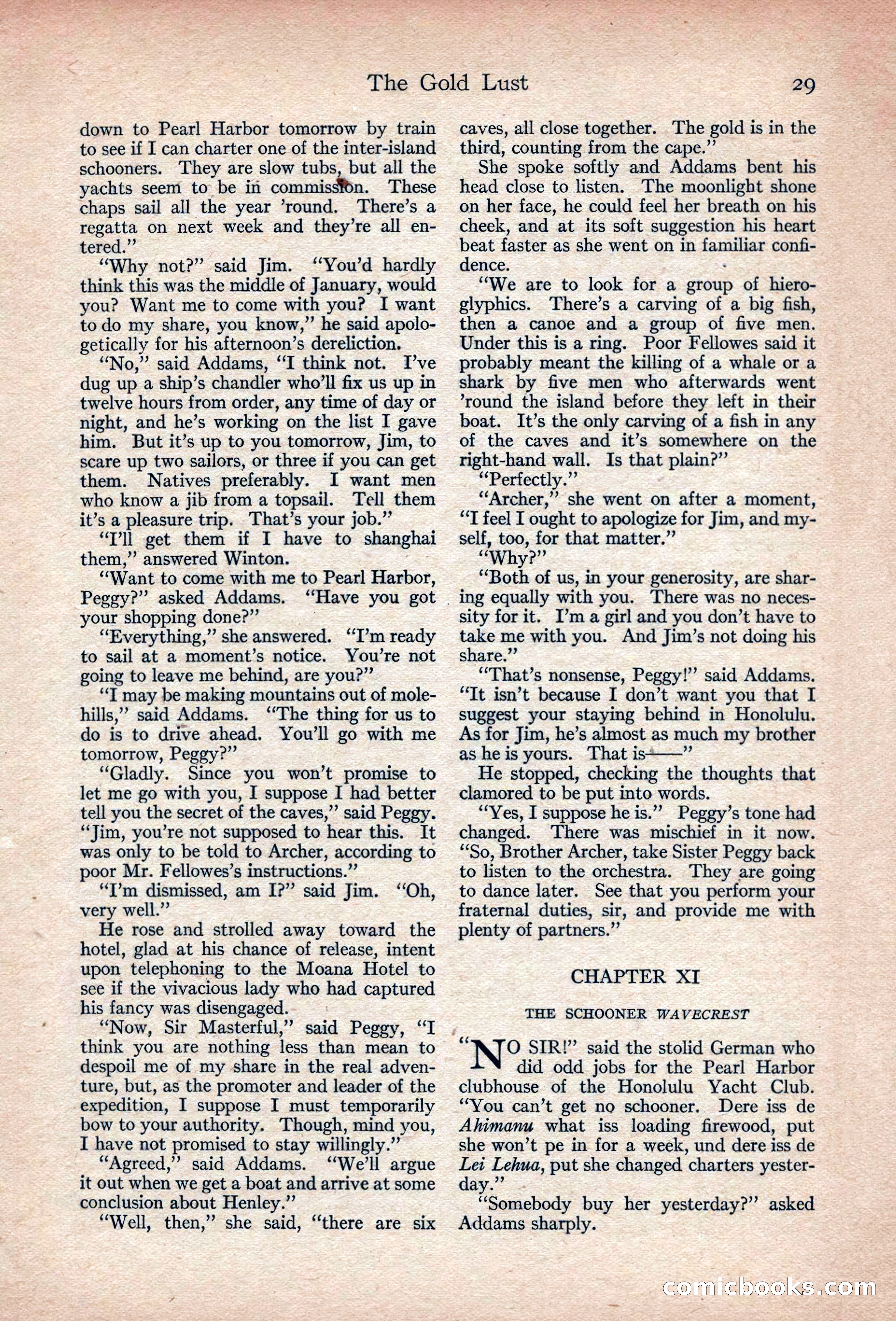 Adventure, November 1915 — page 31 of 228