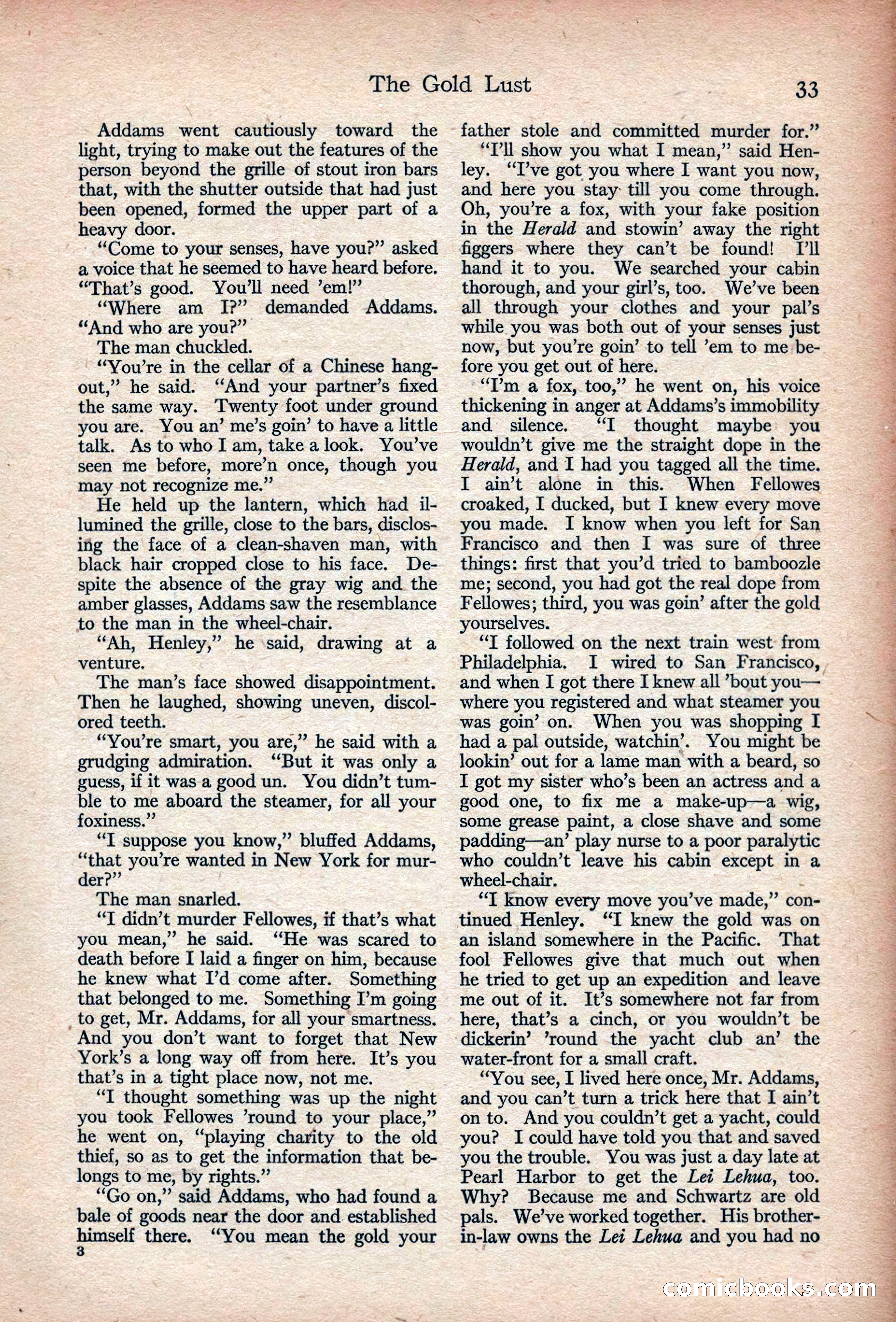 Adventure, November 1915 — page 35 of 228