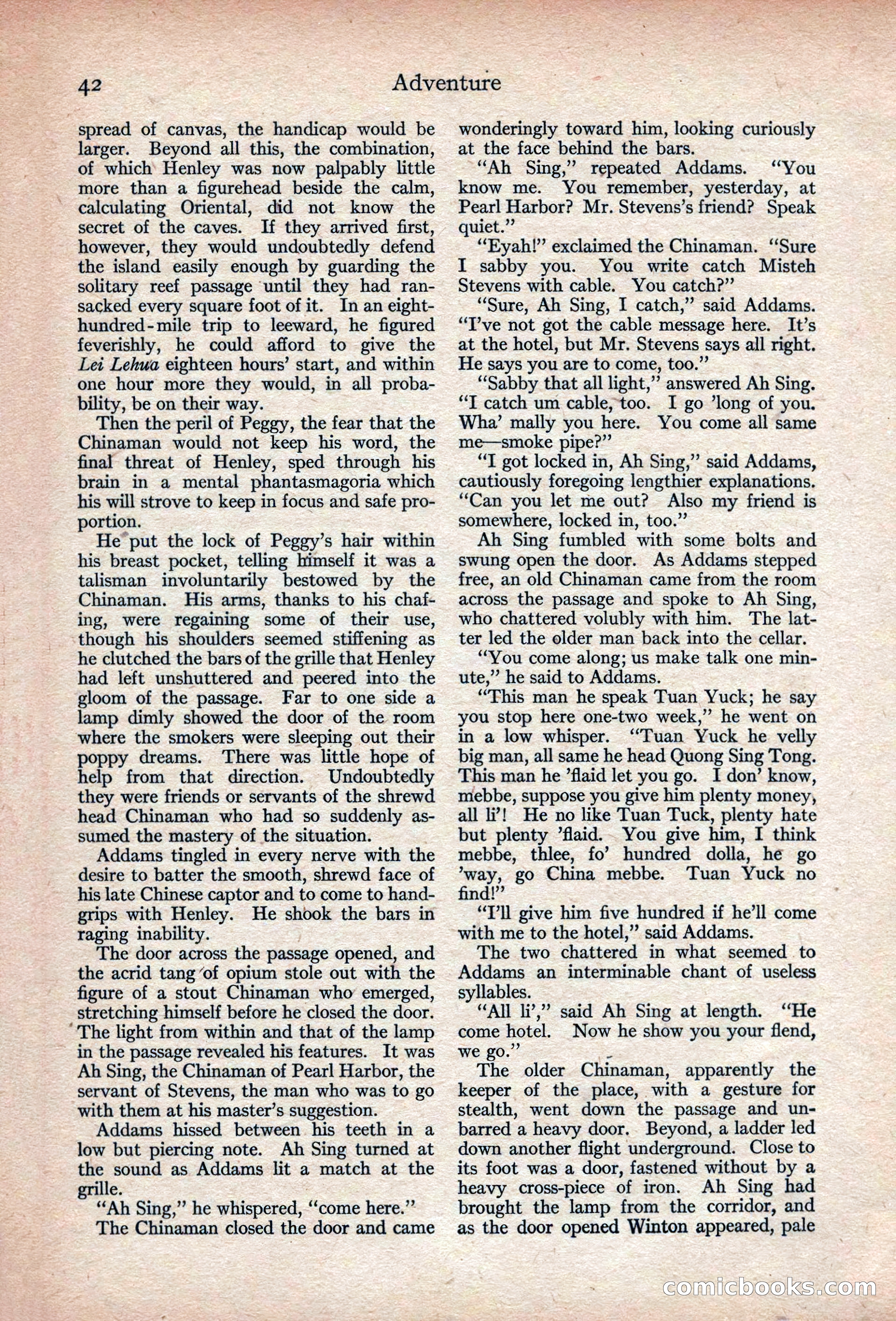 Adventure, November 1915 — page 44 of 228