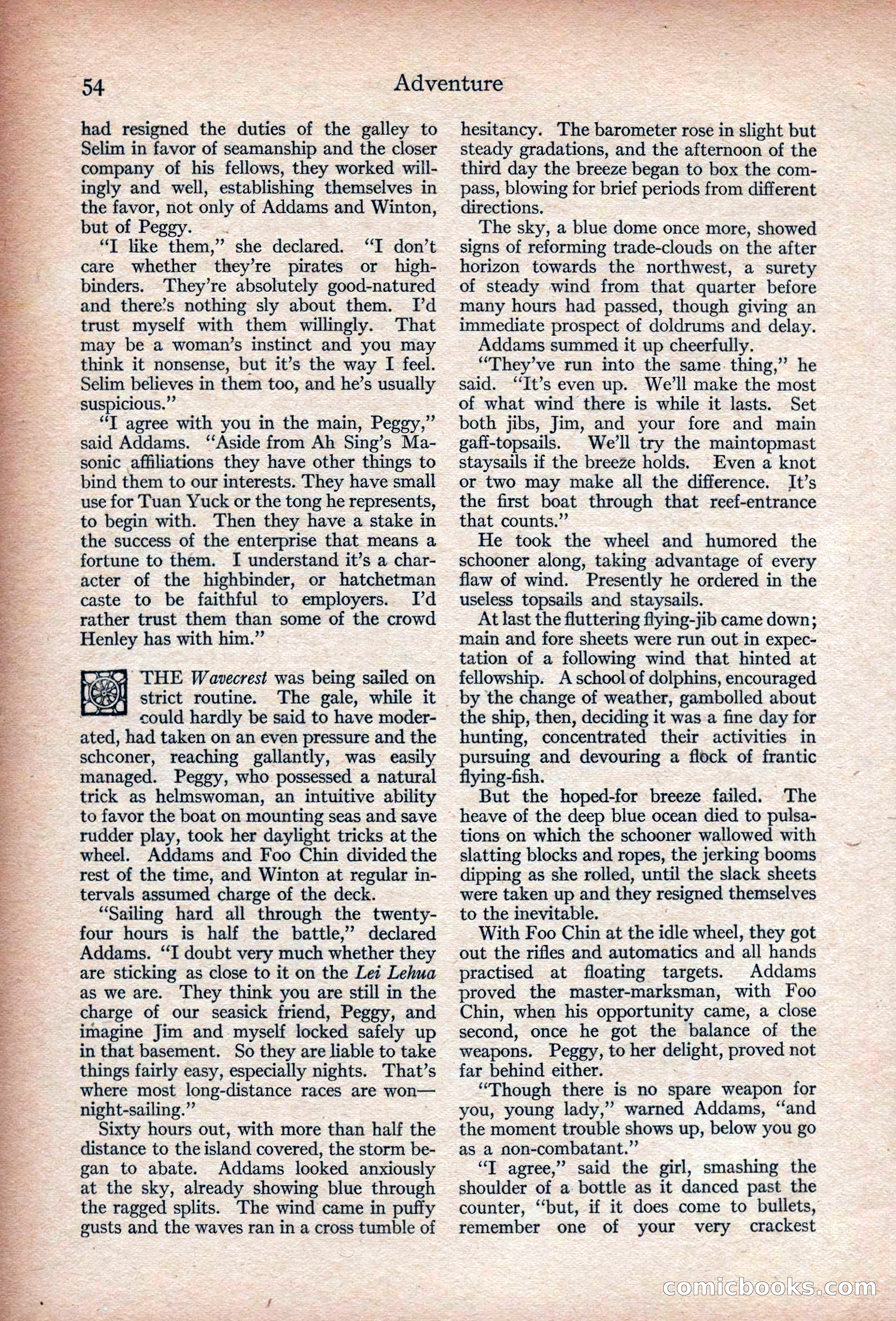 Adventure, November 1915 — page 56 of 228