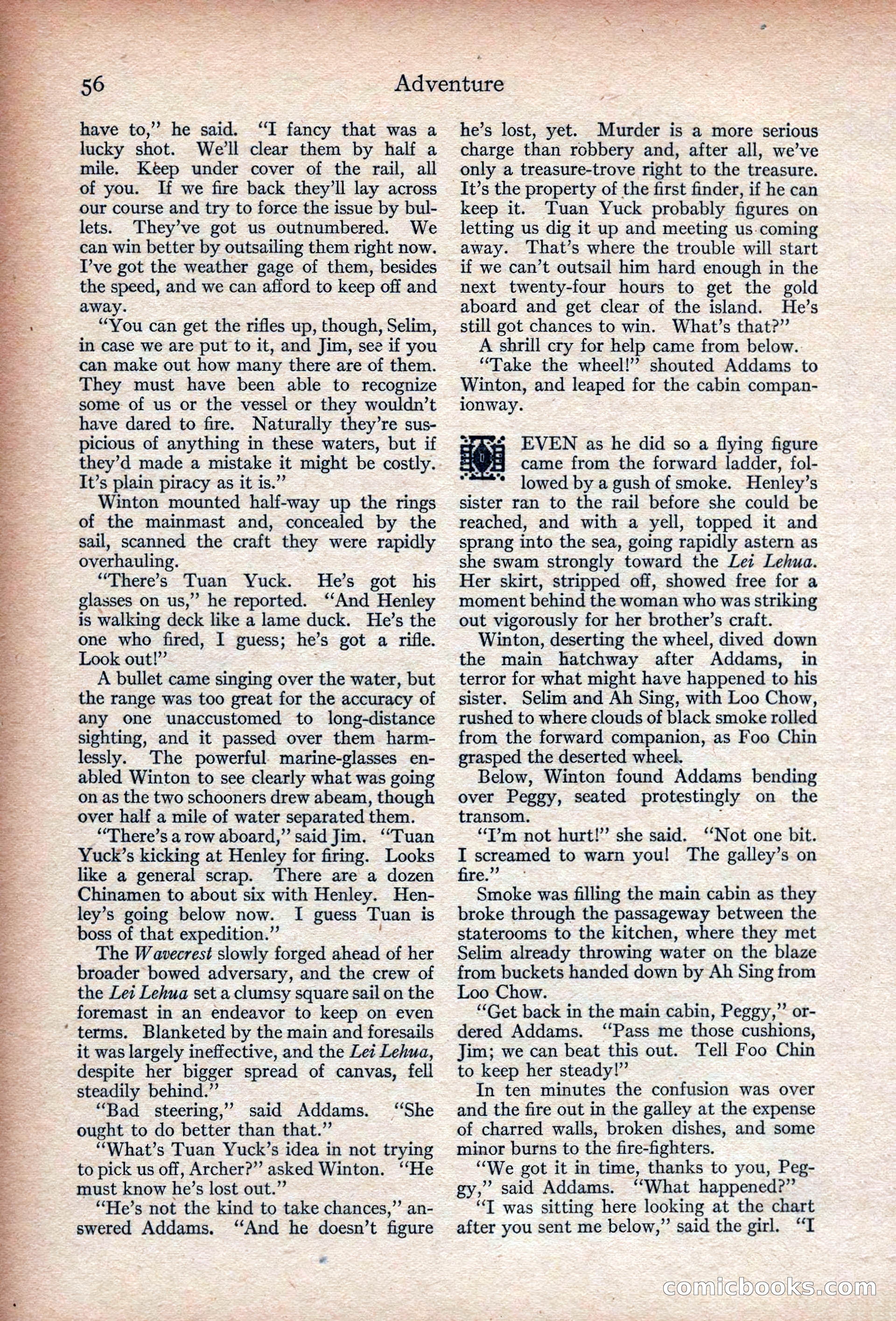 Adventure, November 1915 — page 58 of 228
