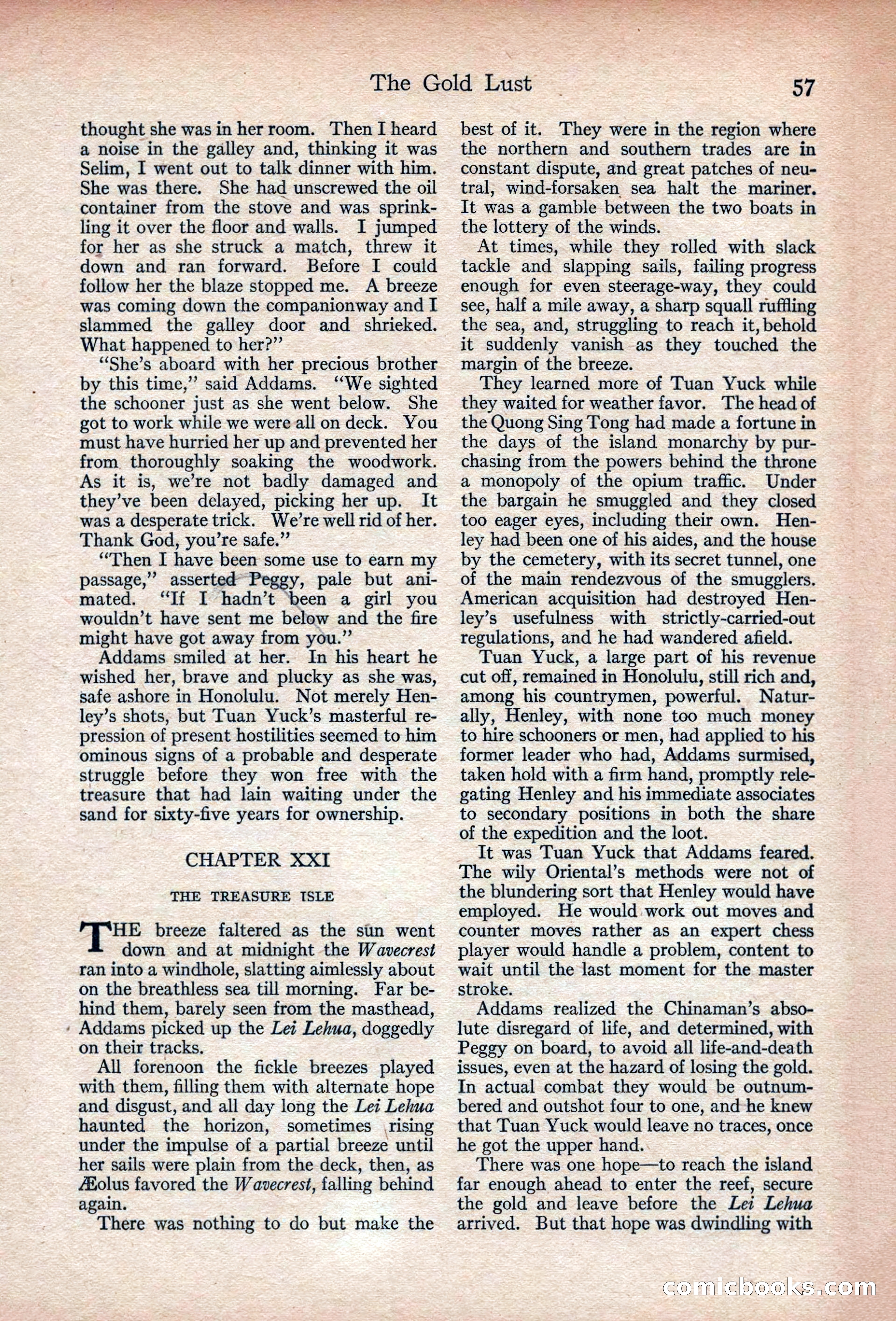 Adventure, November 1915 — page 59 of 228