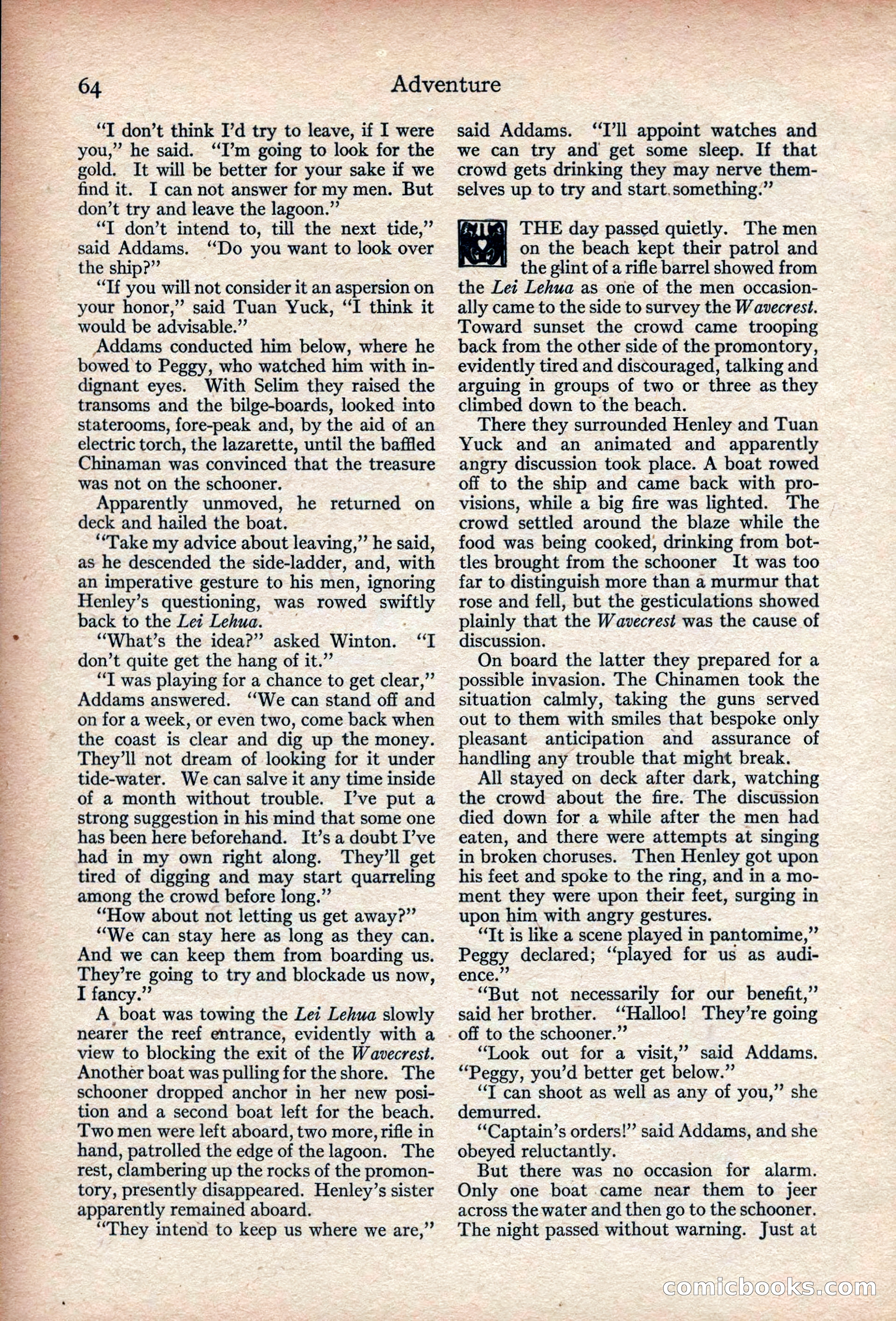 Adventure, November 1915 — page 66 of 228