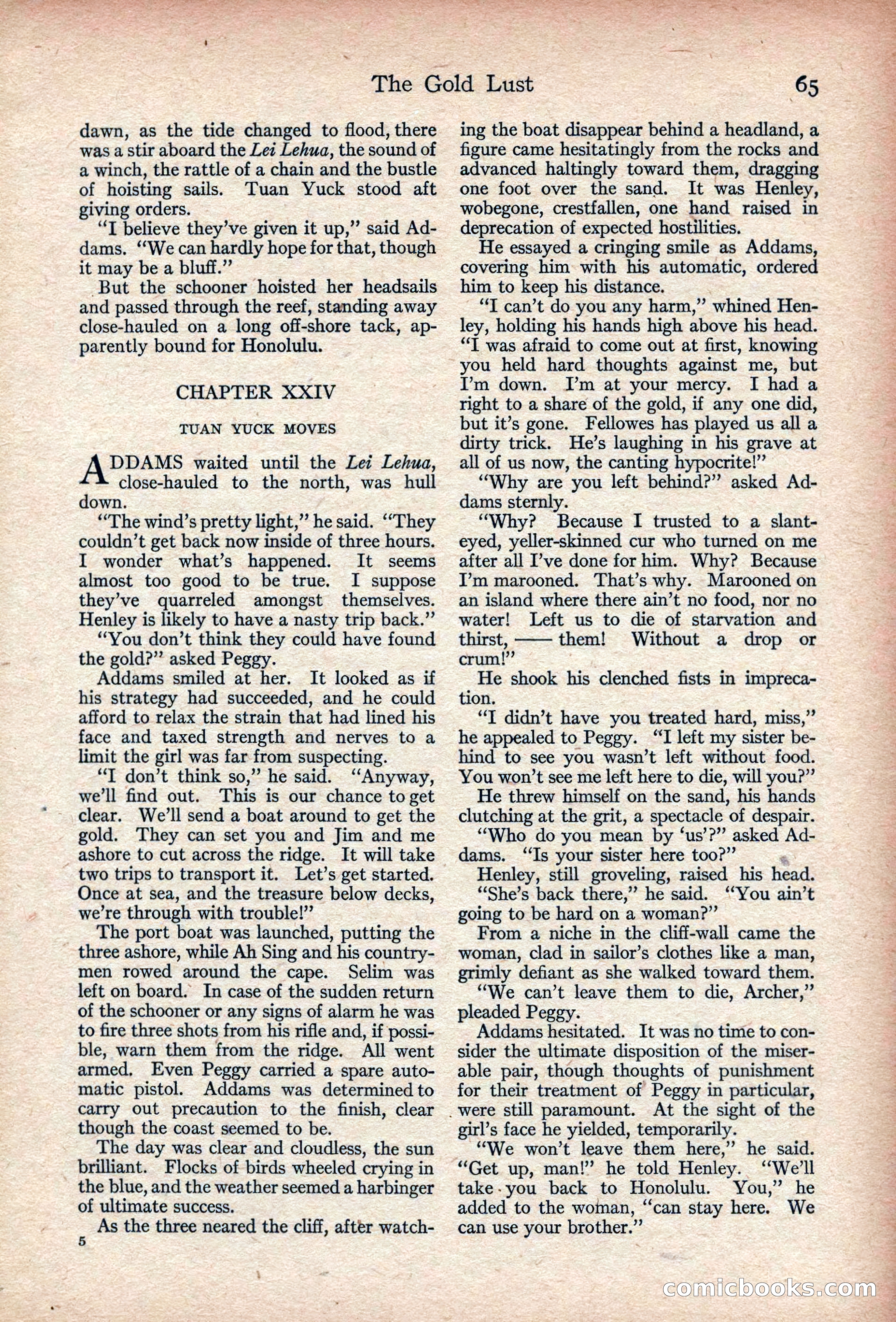 Adventure, November 1915 — page 67 of 228