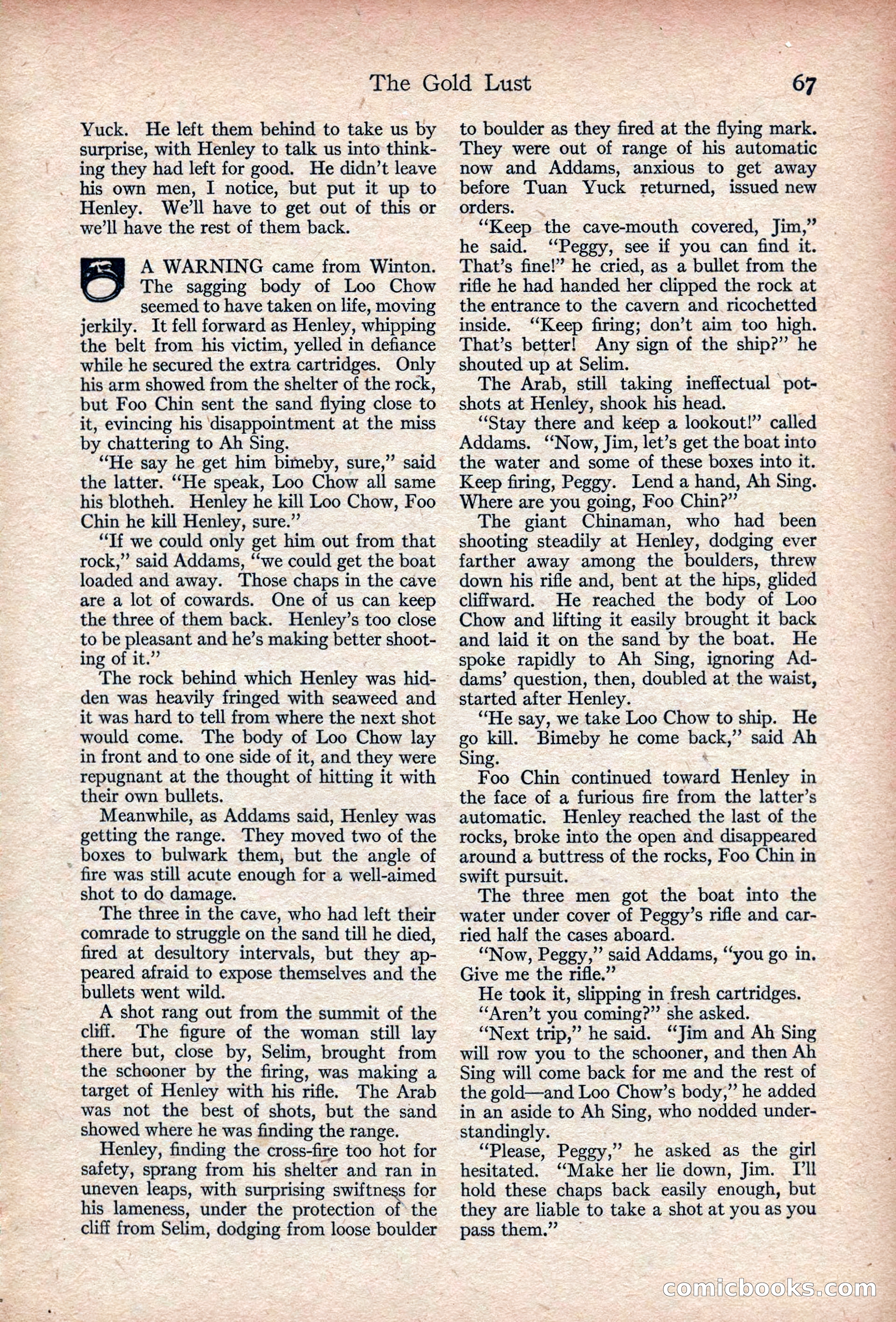 Adventure, November 1915 — page 69 of 228