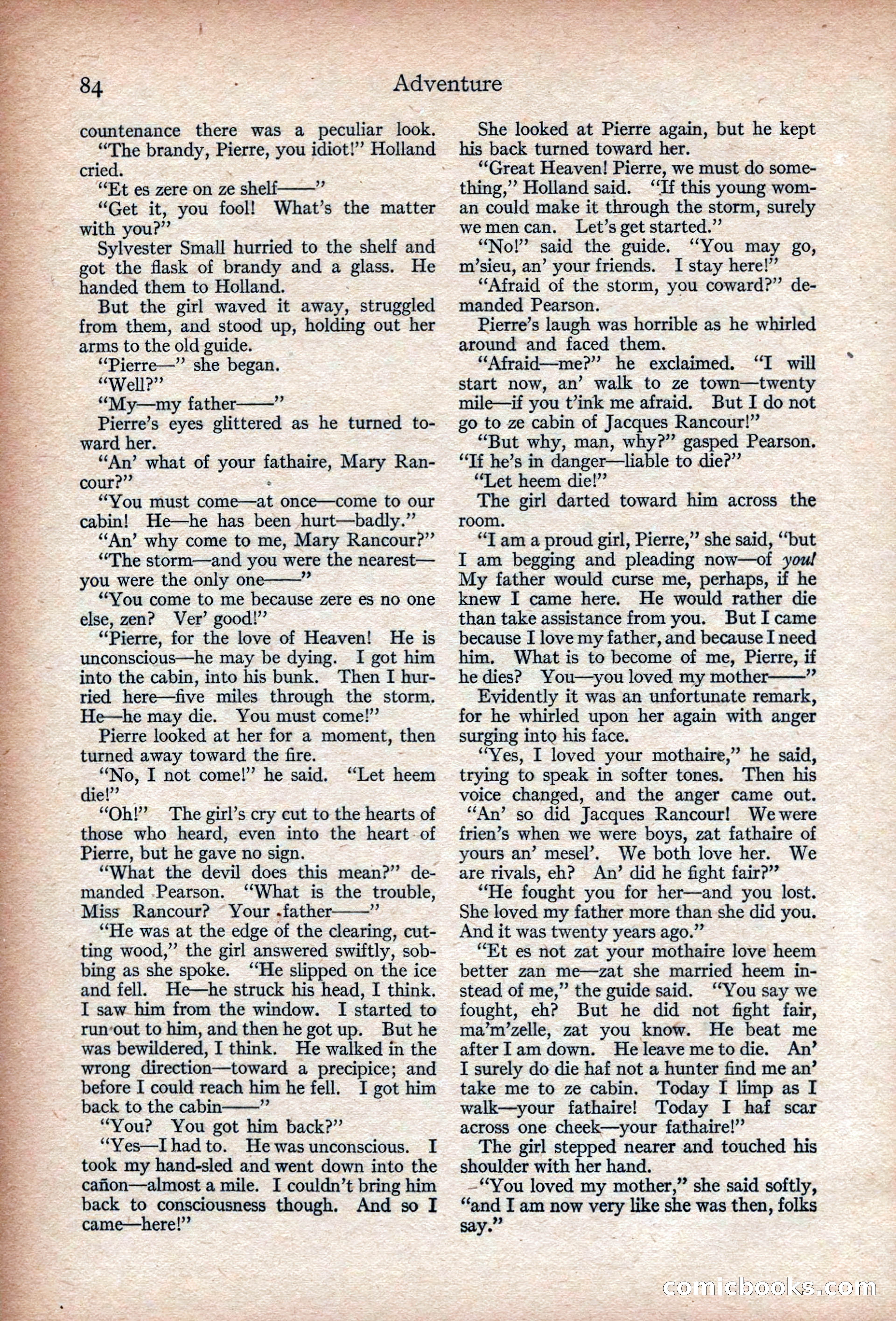 Adventure, November 1915 — page 86 of 228