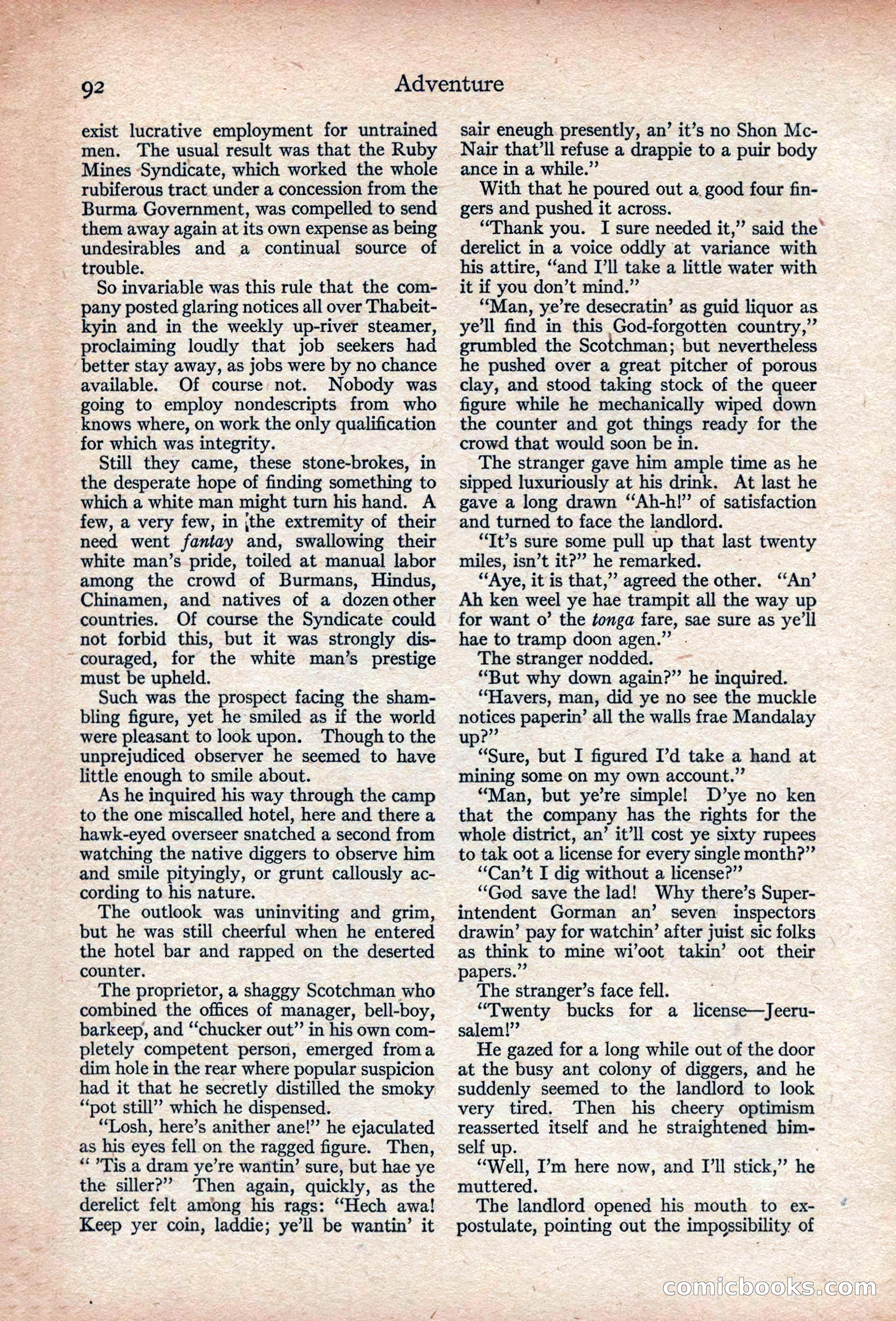 Adventure, November 1915 — page 94 of 228