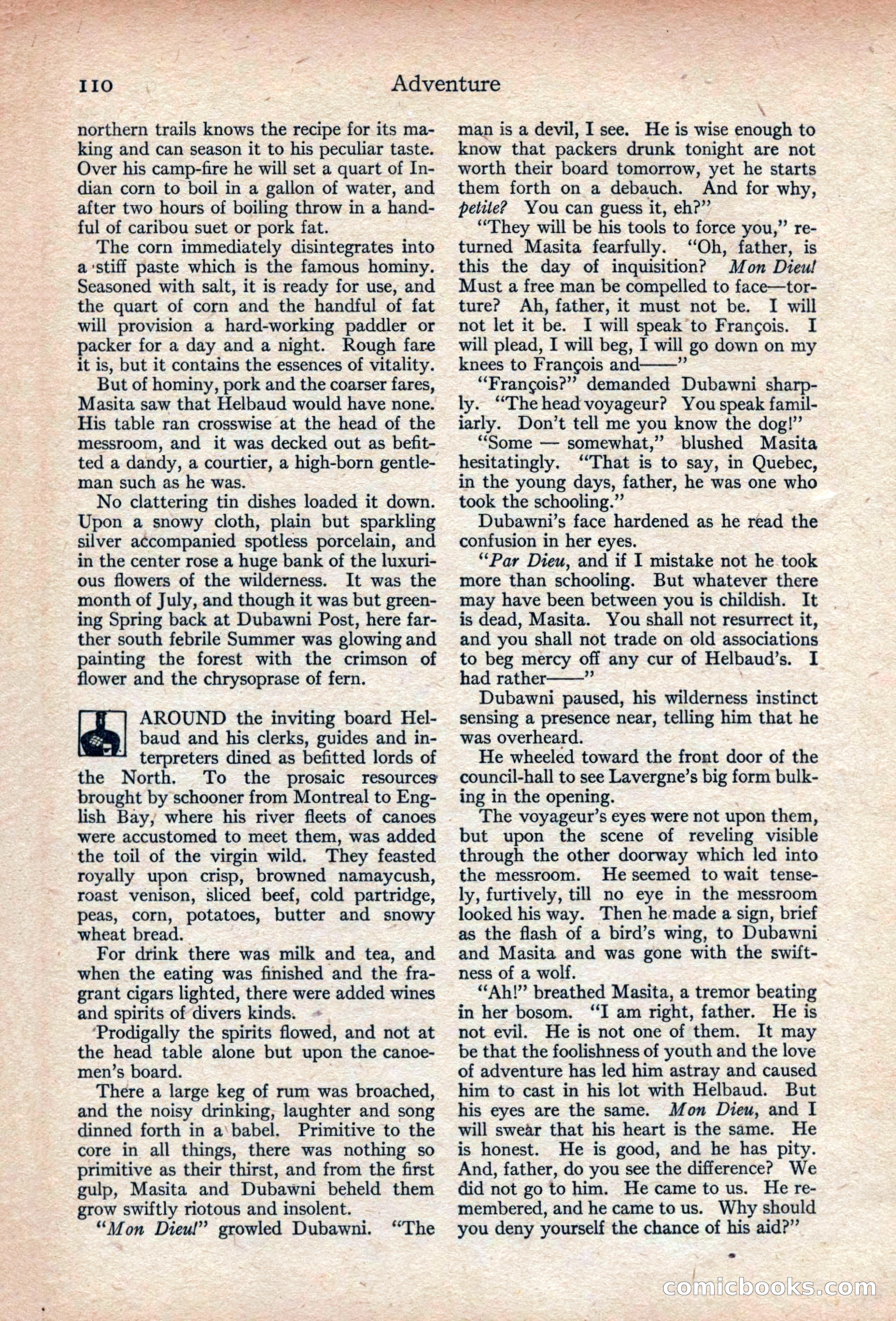 Adventure, November 1915 — page 112 of 228