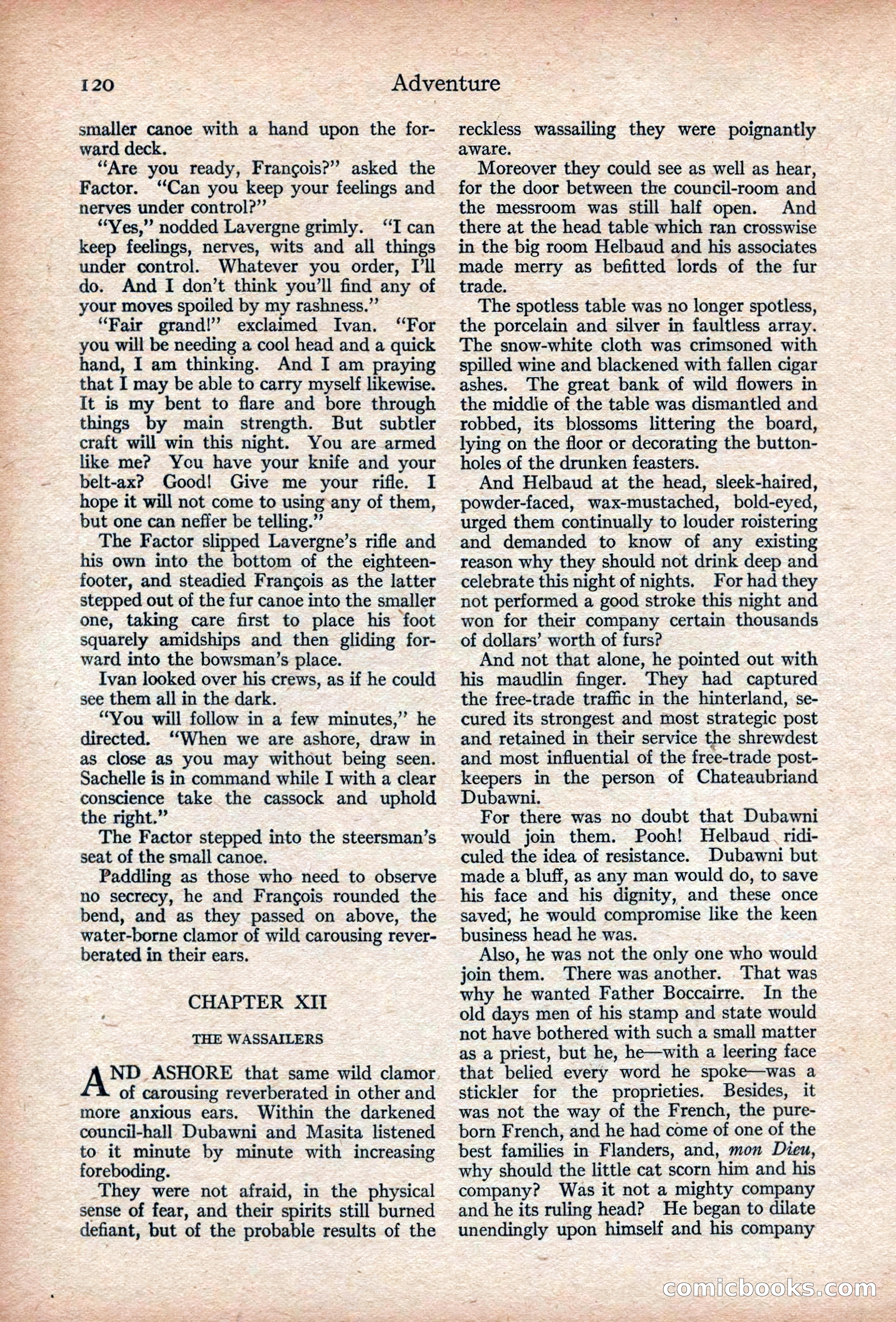 Adventure, November 1915 — page 122 of 228