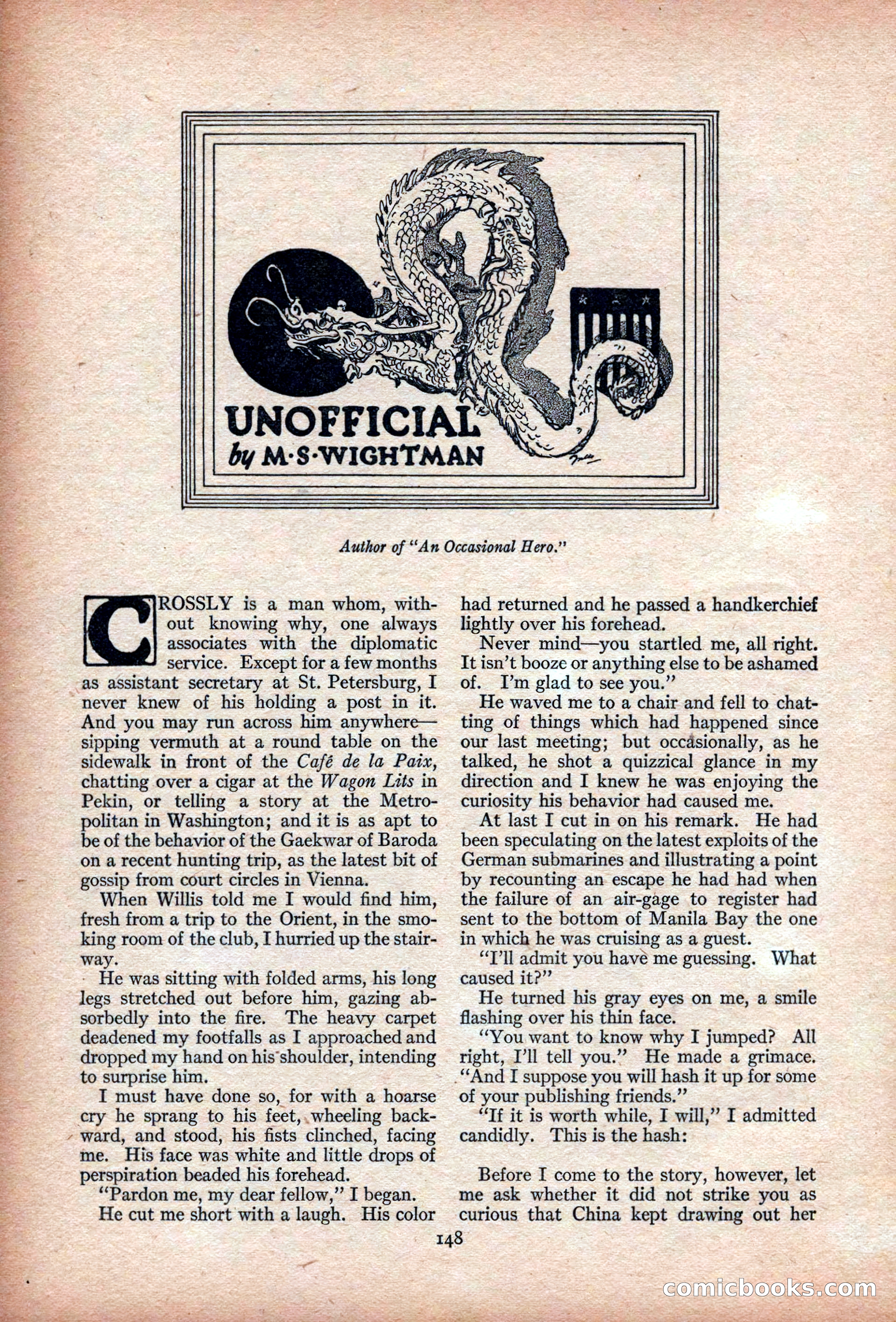 Adventure, November 1915 — page 150 of 228