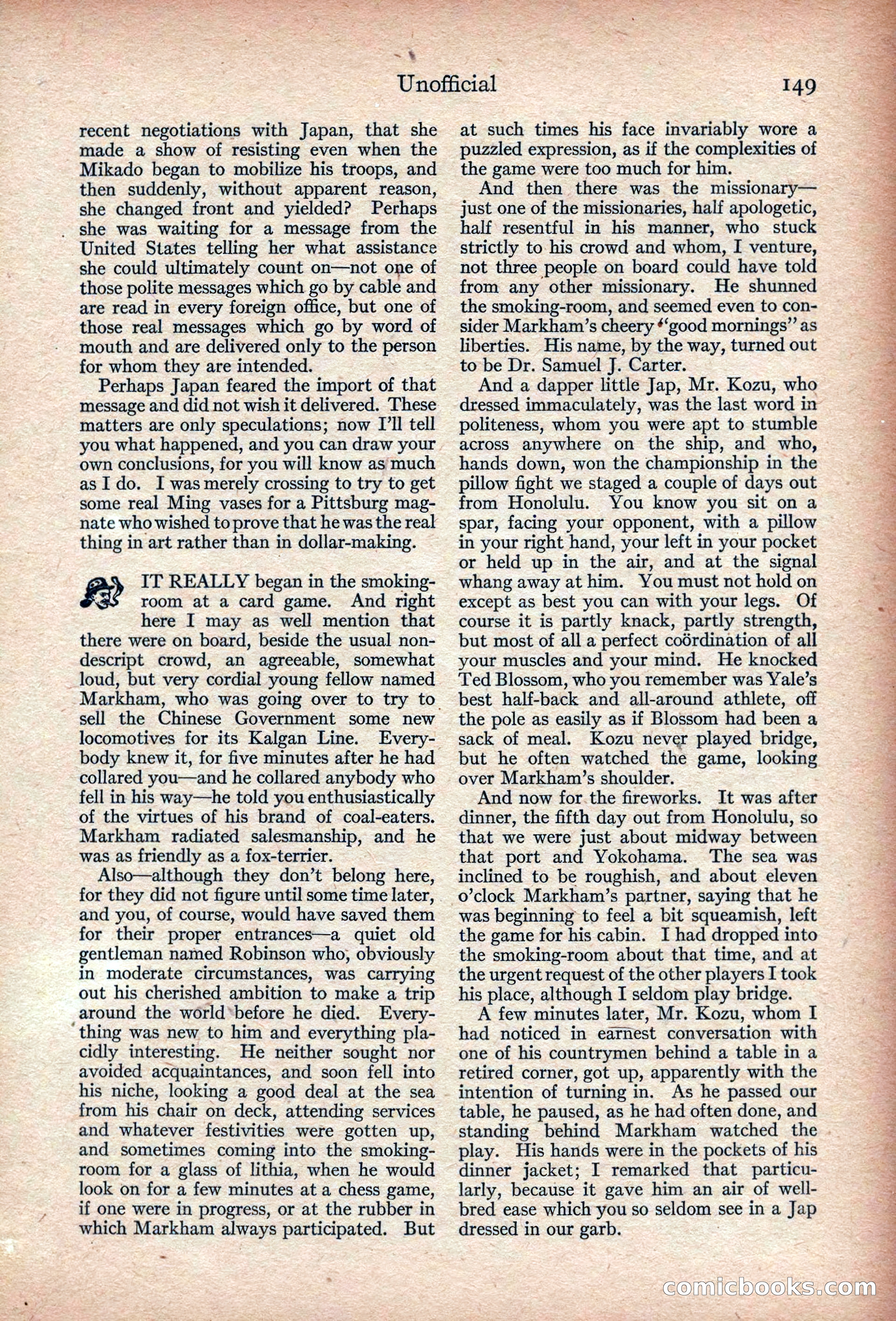 Adventure, November 1915 — page 151 of 228