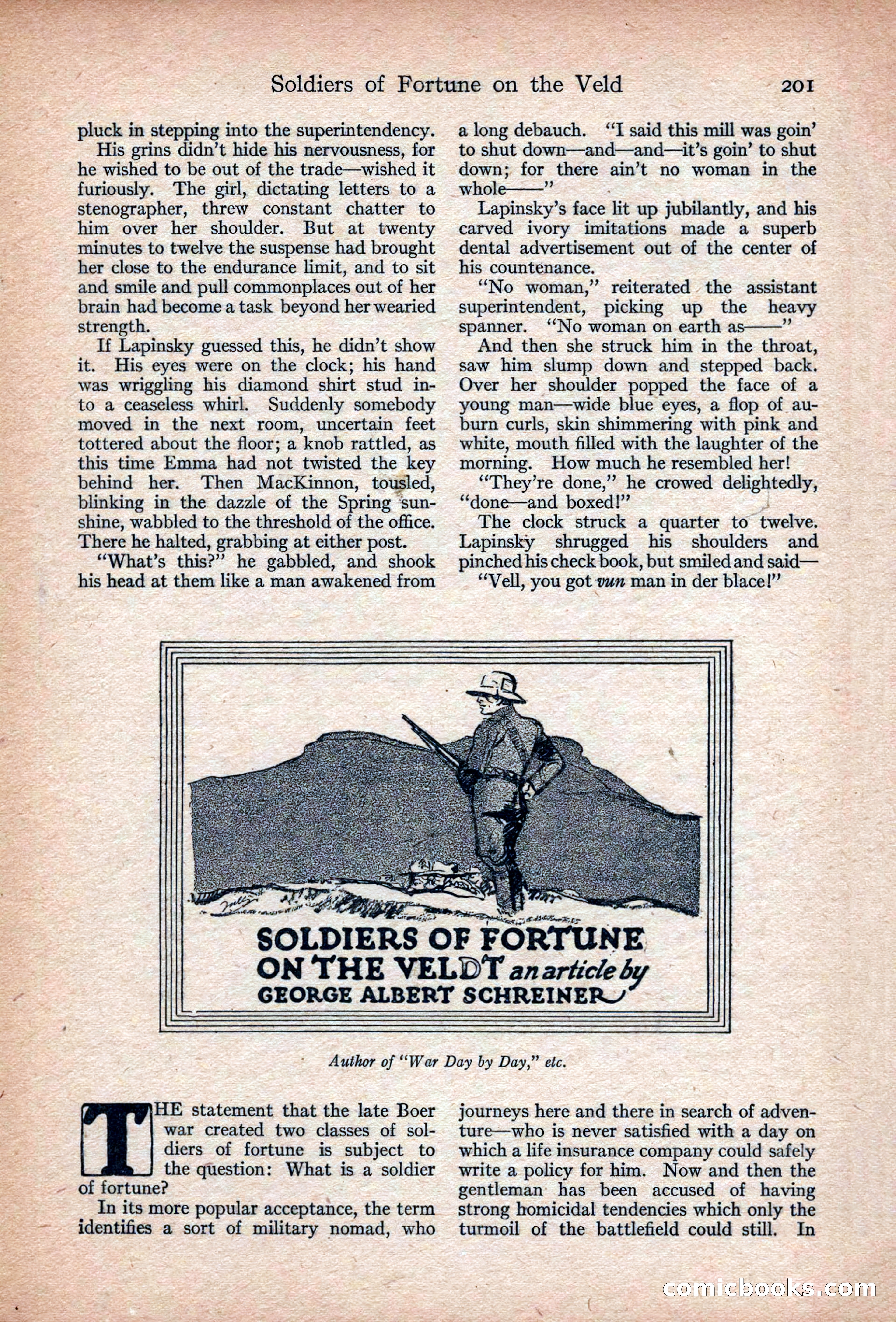 Adventure, November 1915 — page 203 of 228