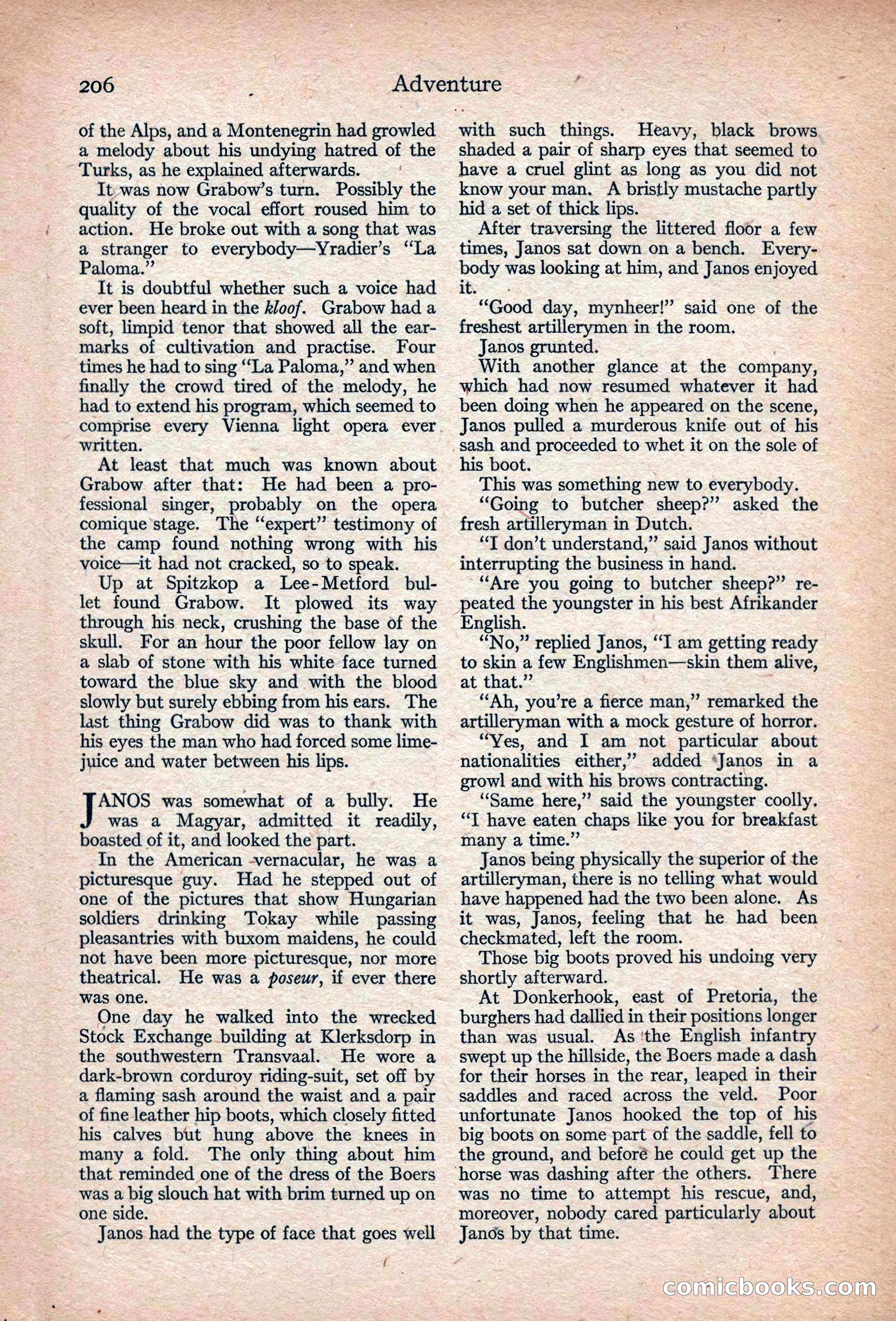 Adventure, November 1915 — page 208 of 228