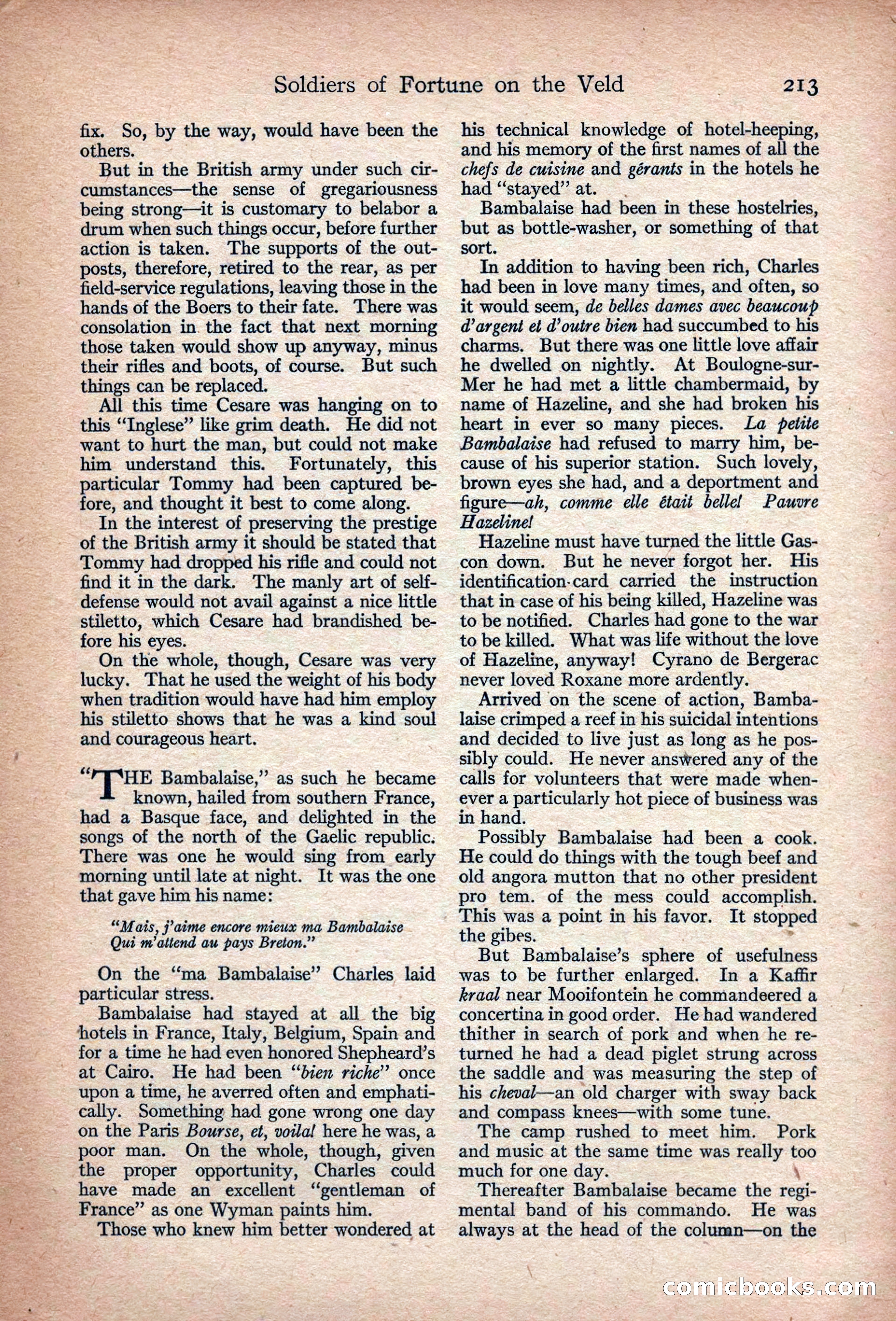 Adventure, November 1915 — page 215 of 228