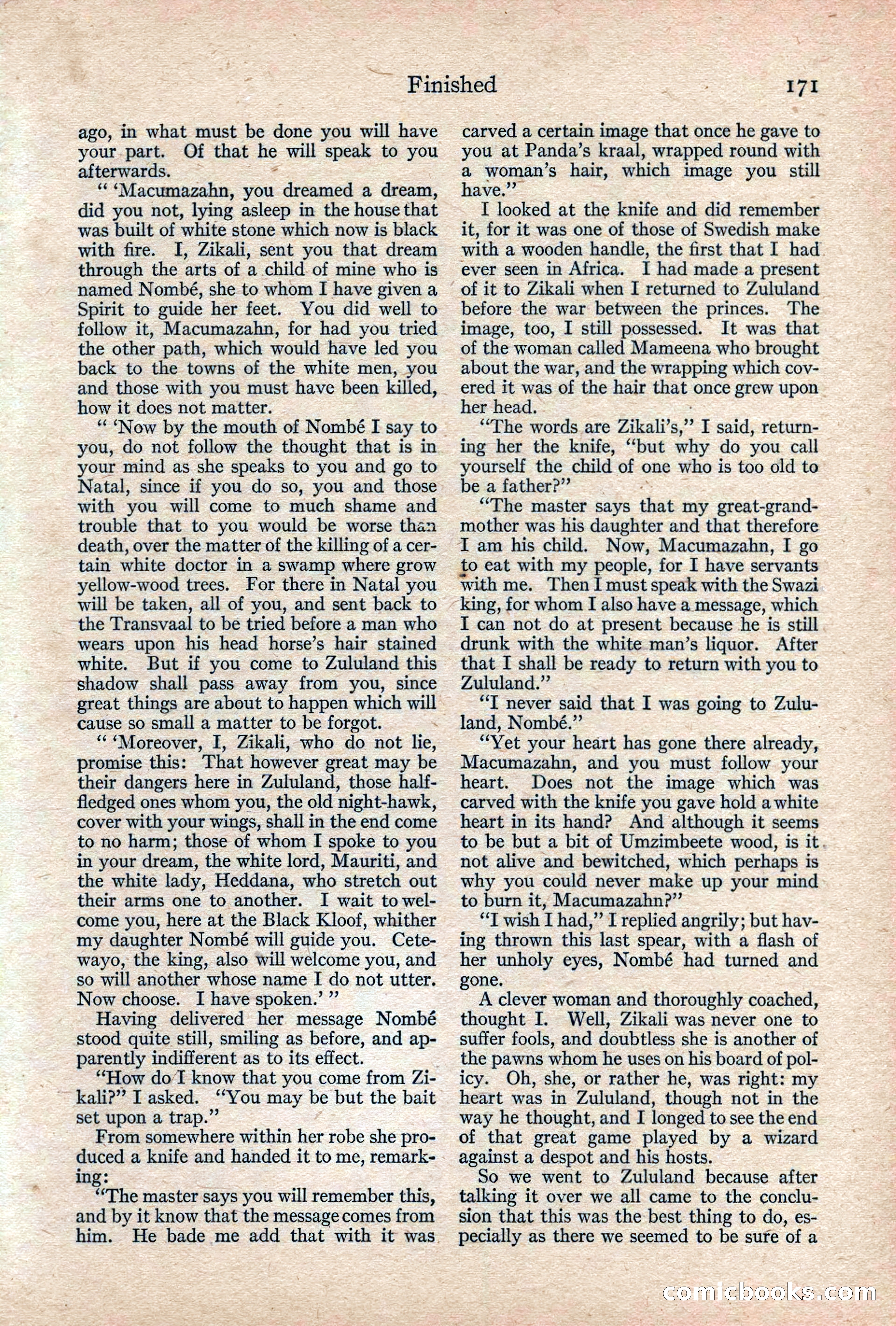 Adventure, February 1917 — page 173 of 228