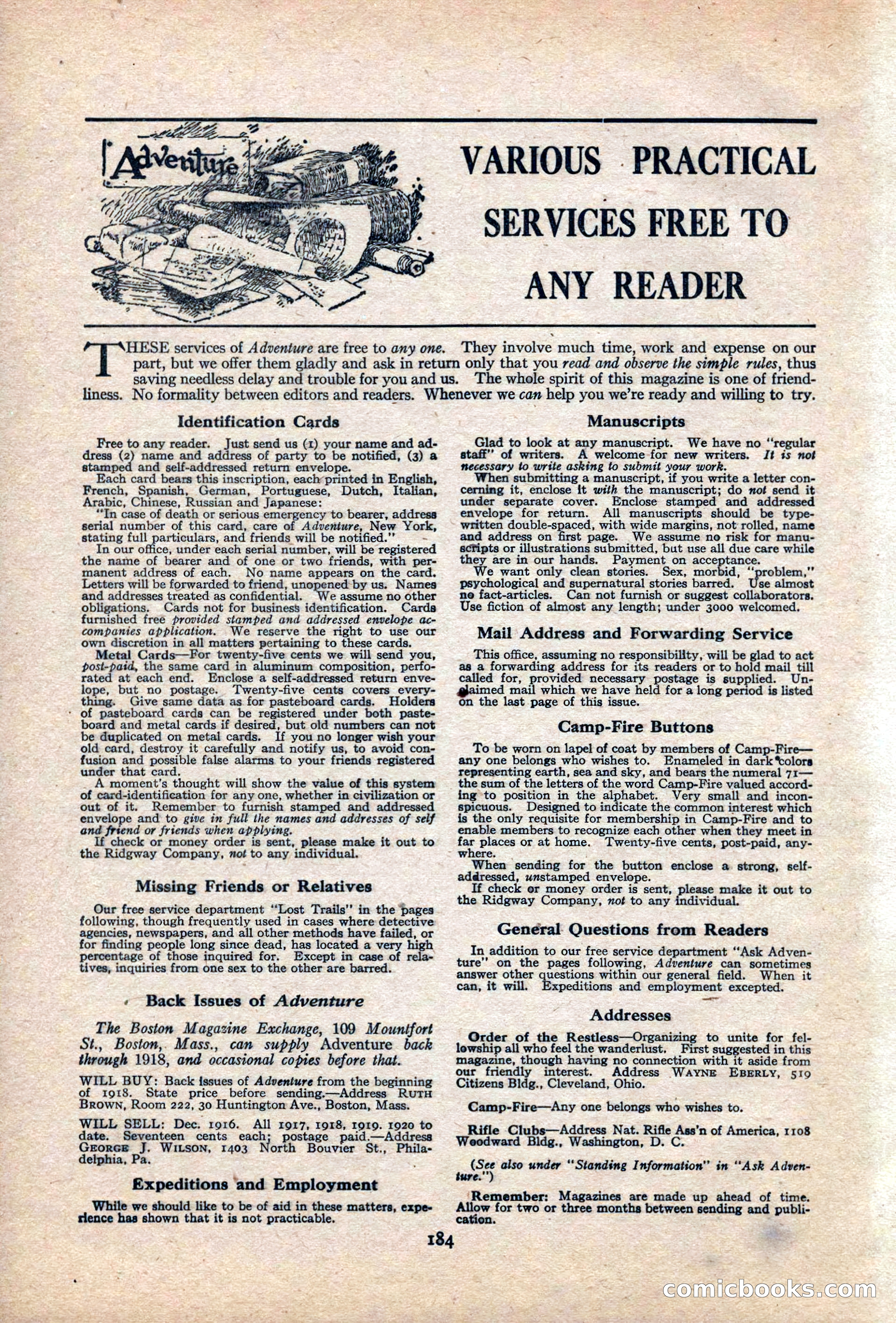 Adventure Magazine Cover — page 194 of 204