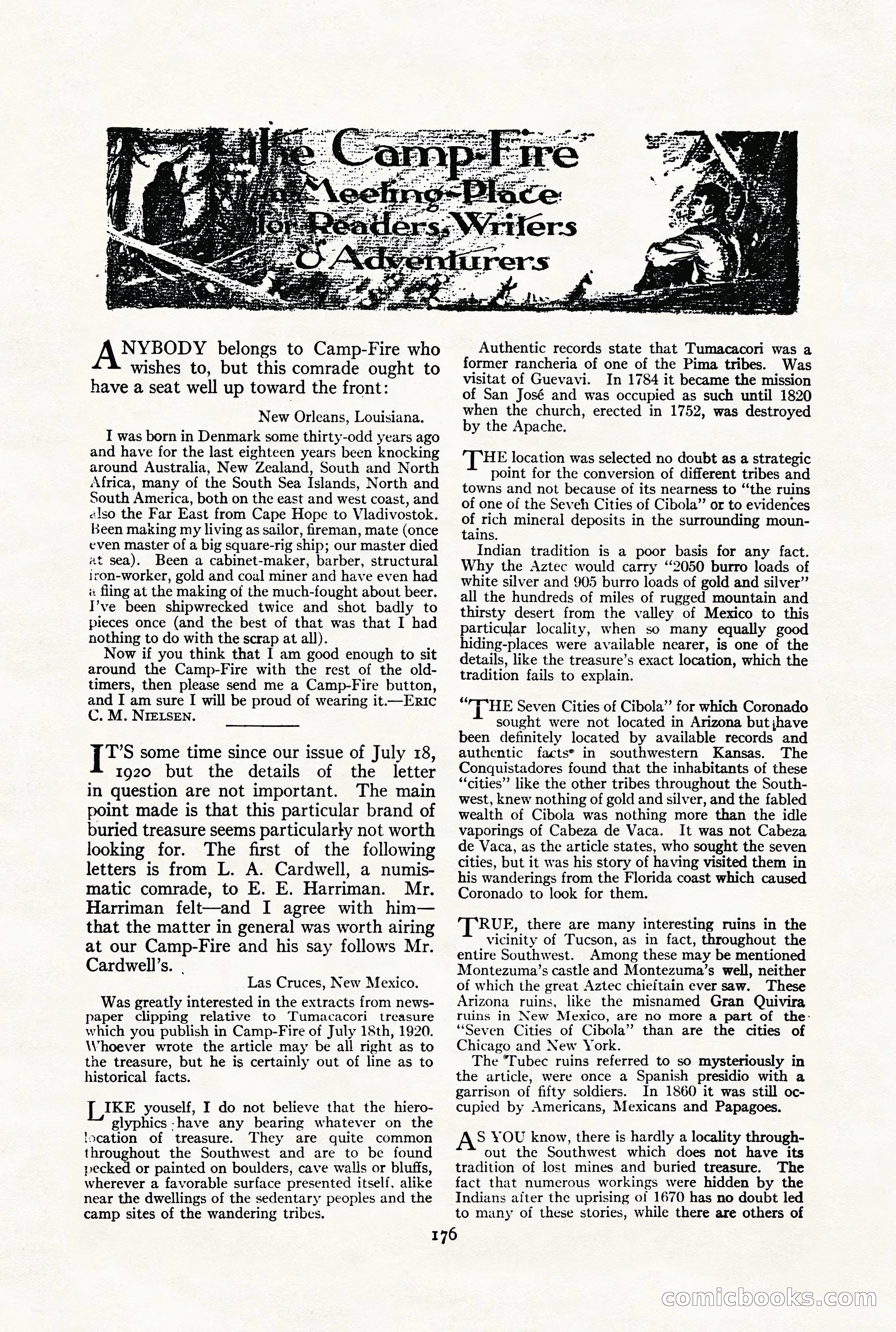 Adventure Magazine Cover — page 186 of 204