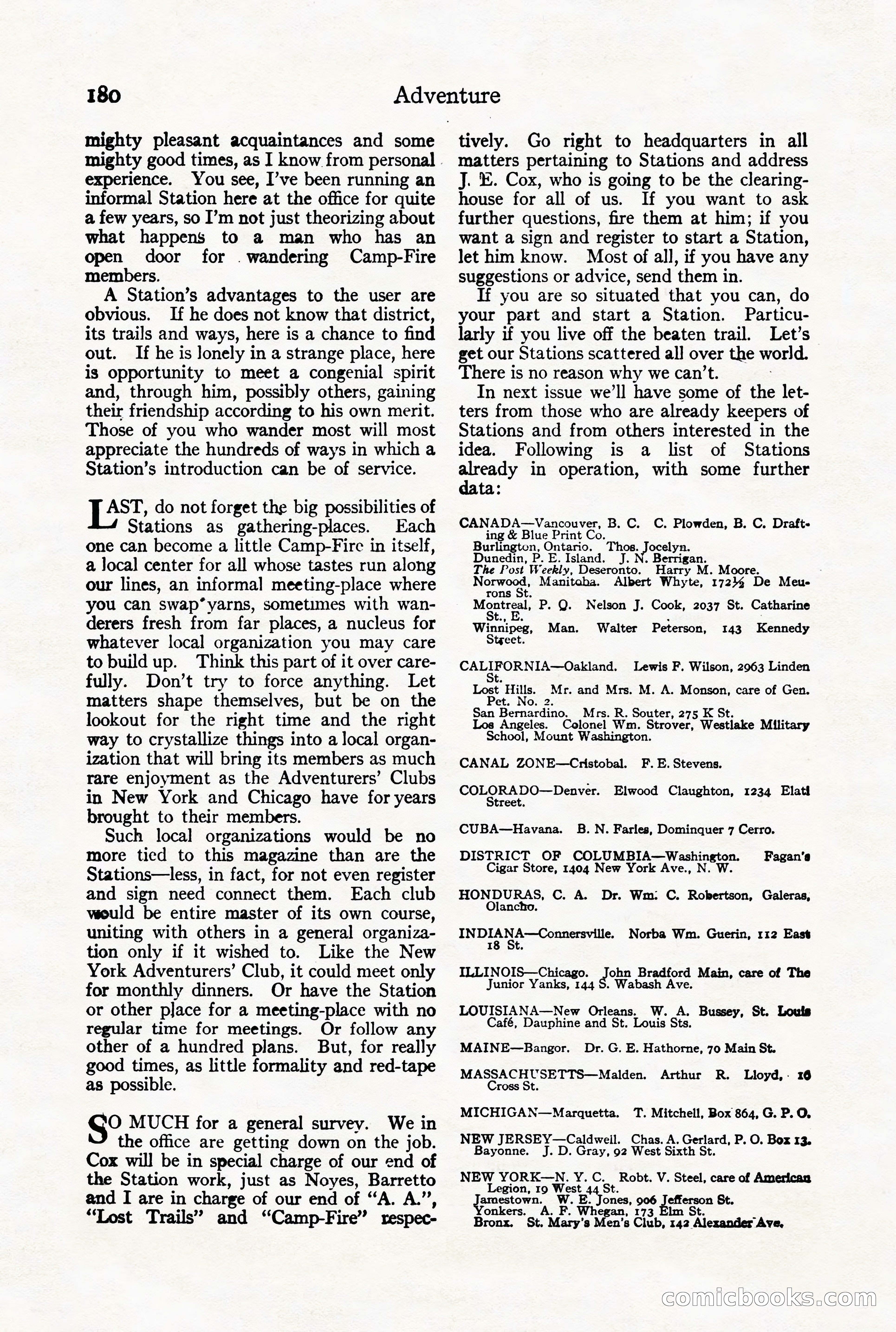 Adventure Magazine Cover — page 190 of 204
