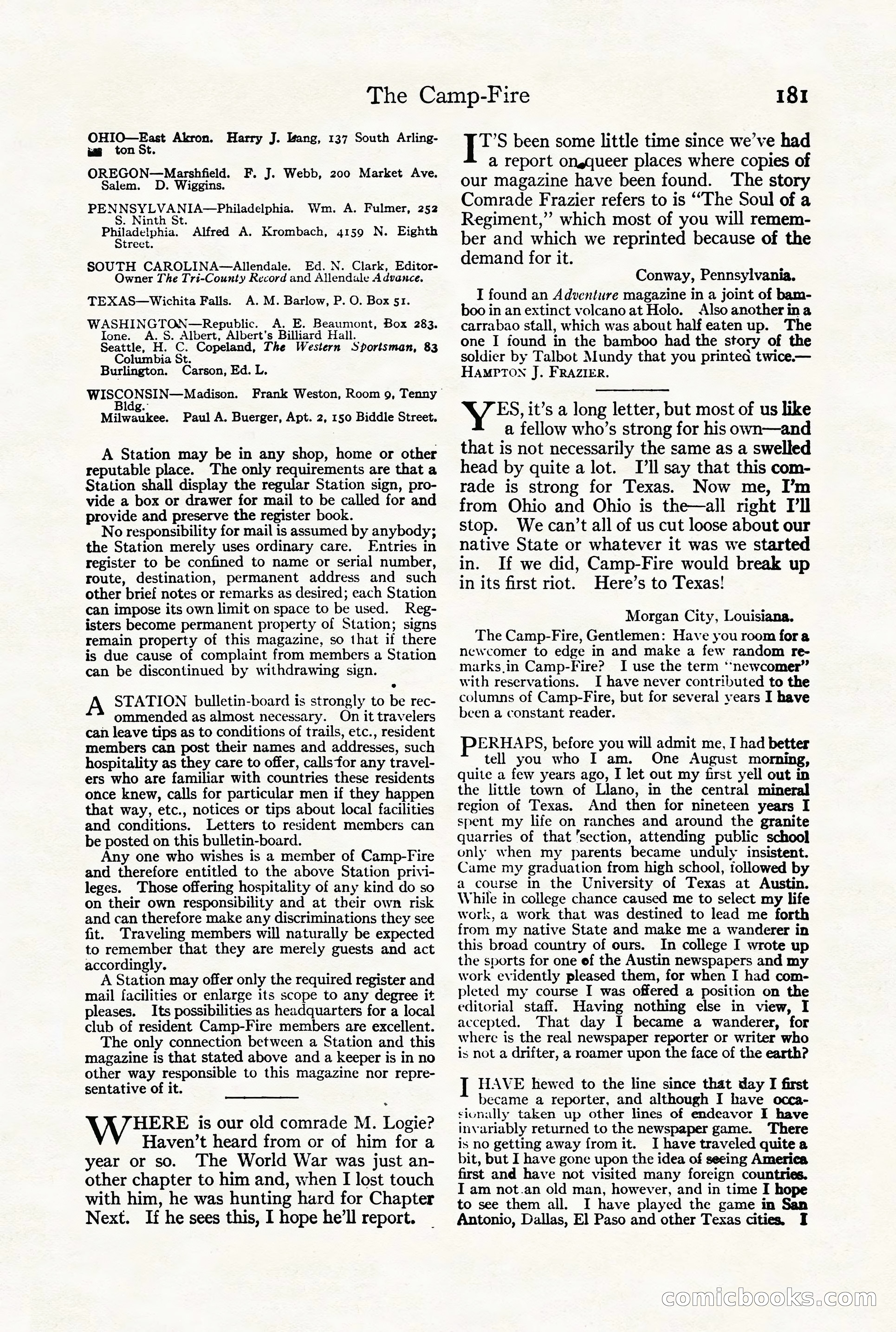 Adventure Magazine Cover — page 191 of 204