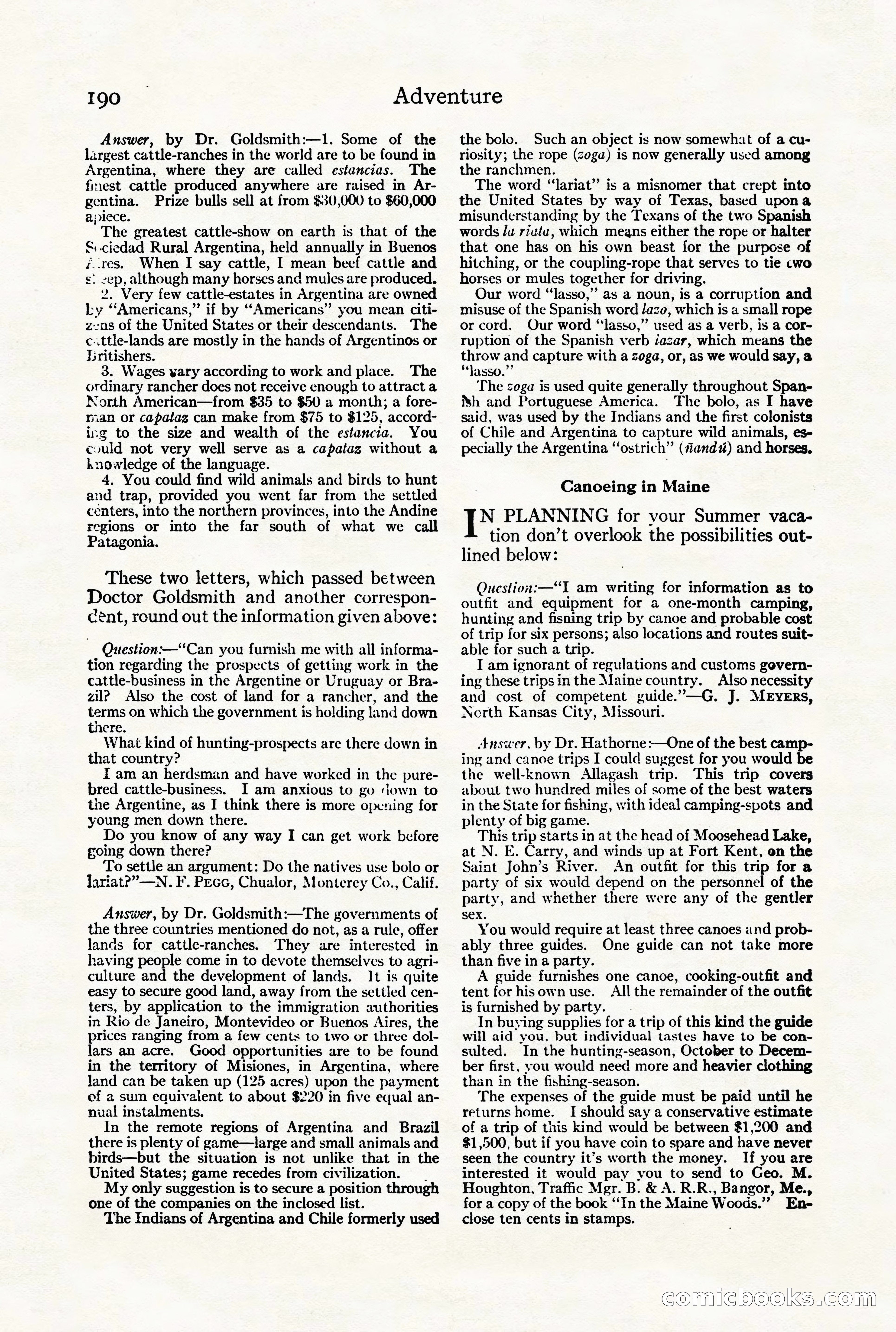 Adventure Magazine Cover — page 200 of 204