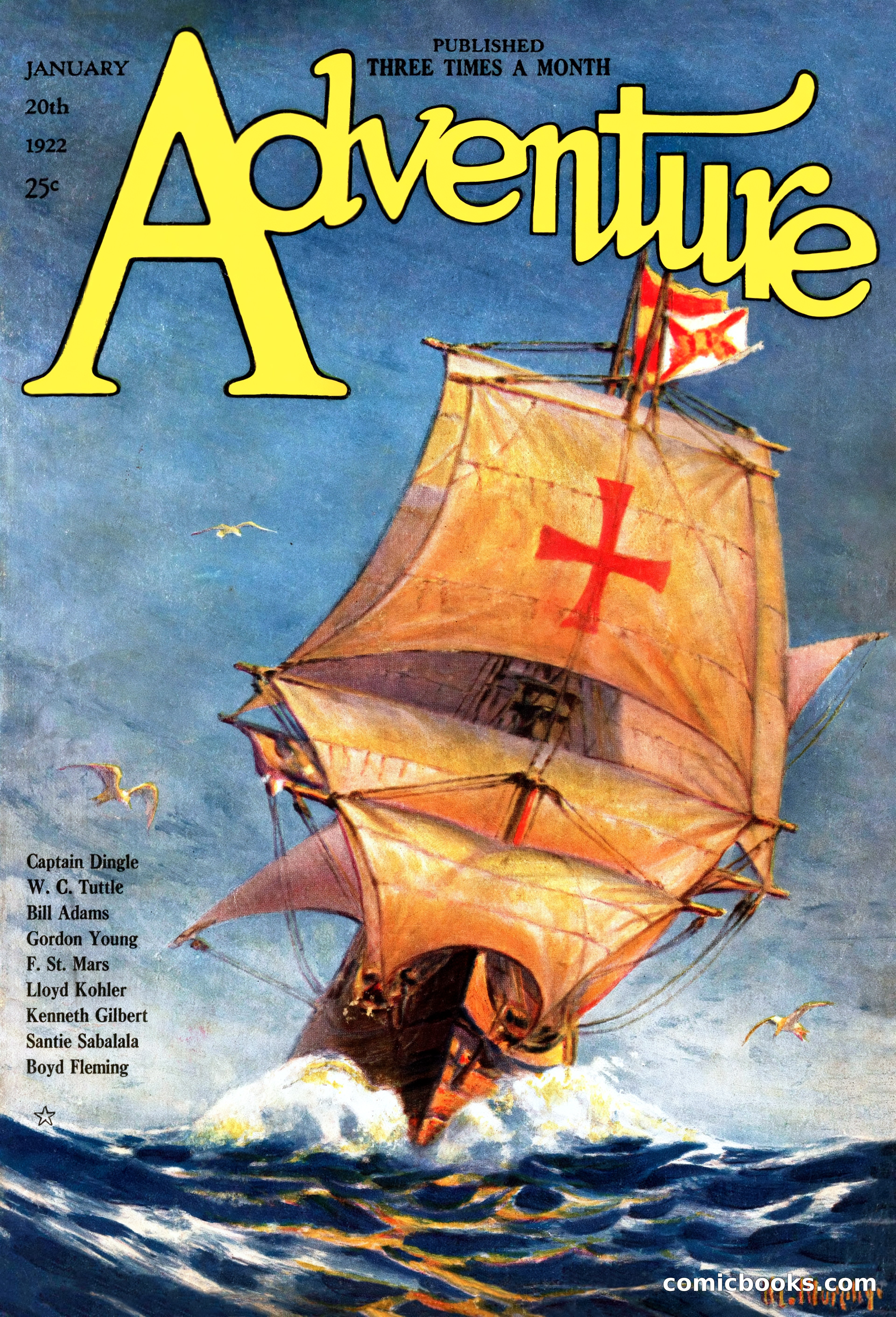 Adventure, January 20, 1922 — page 1 of 196