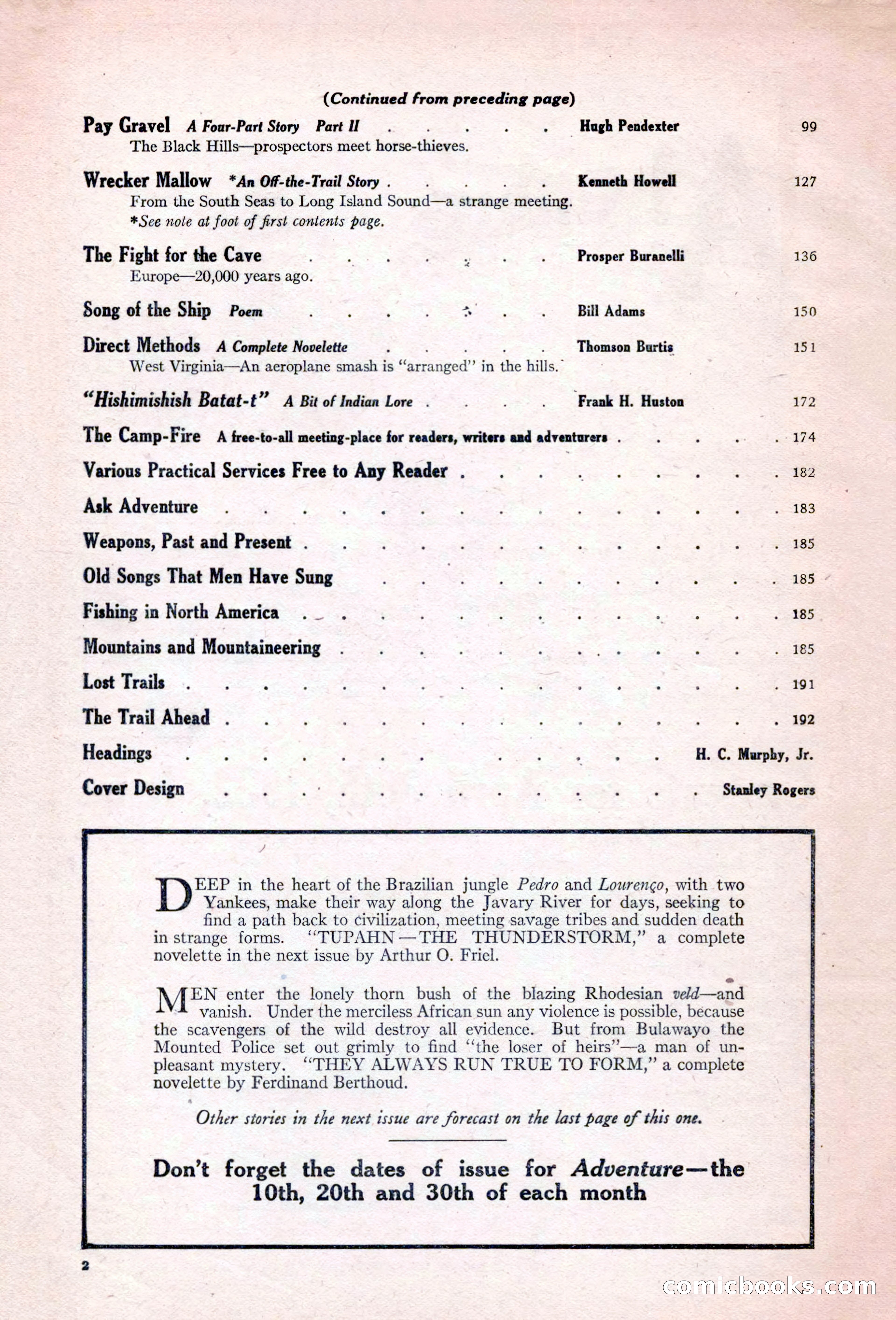 Adventure Magazine Cover — page 8 of 200