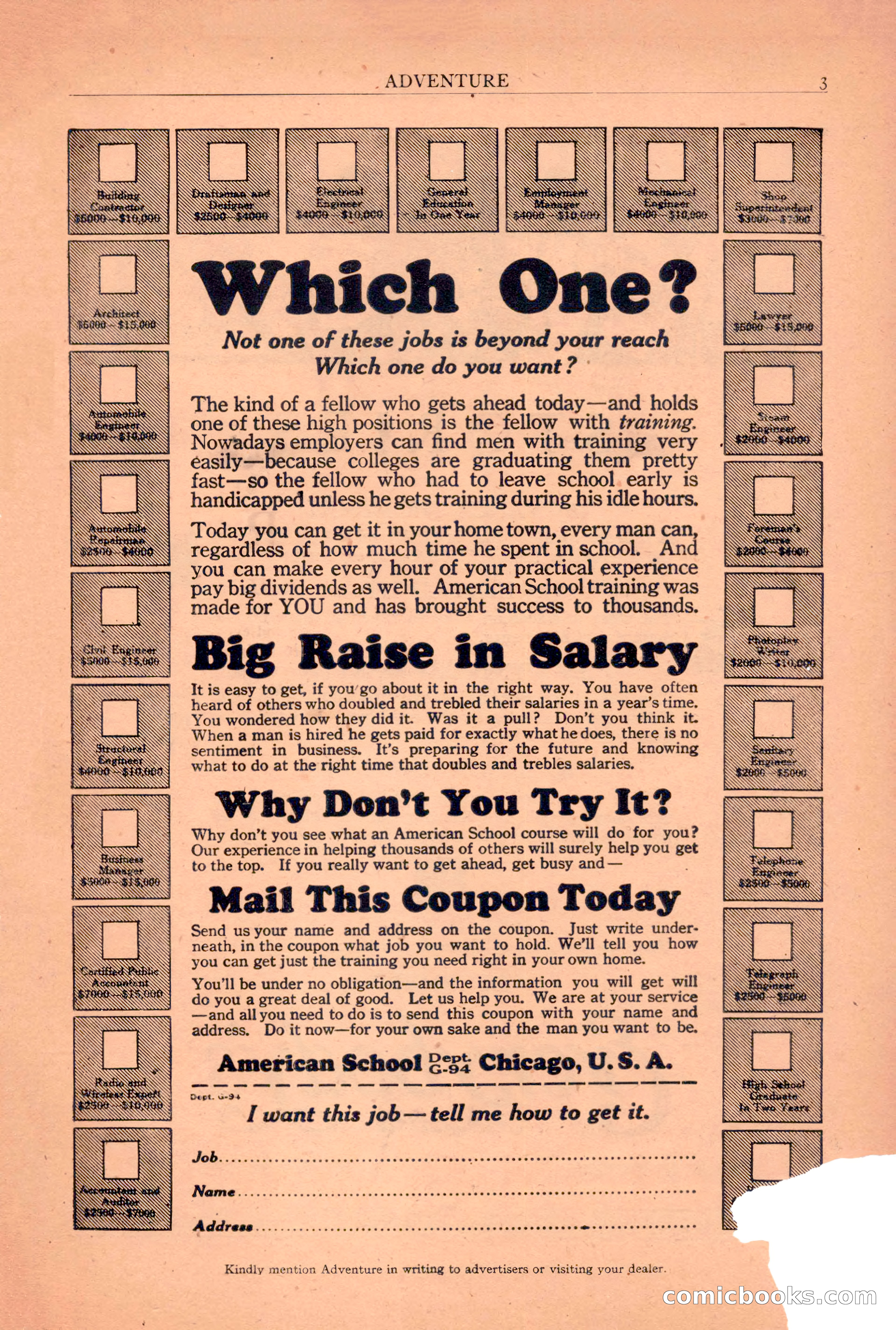 Adventure Magazine, December 30, 1922 — page 5 of 212
