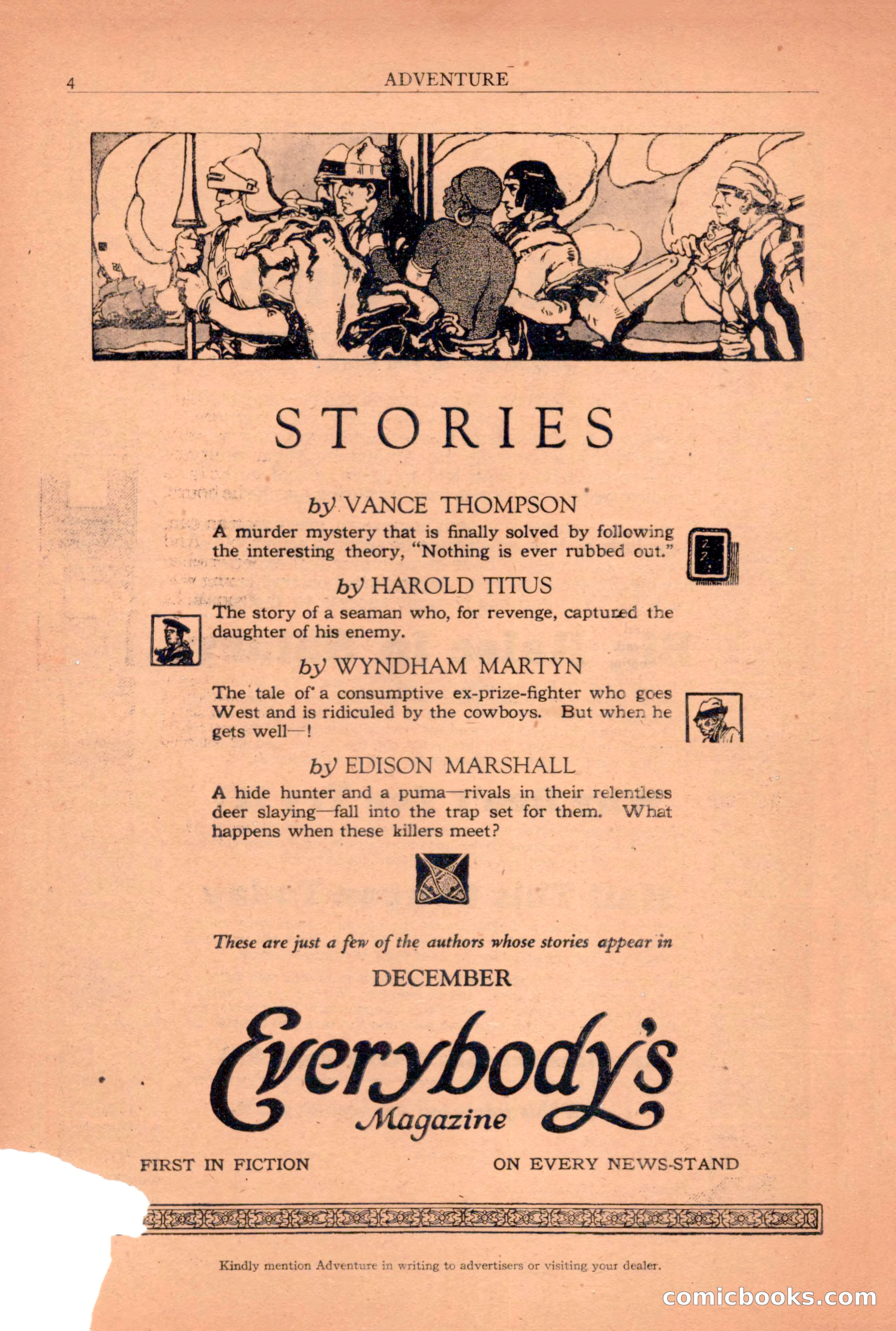 Adventure Magazine, December 30, 1922 — page 6 of 212