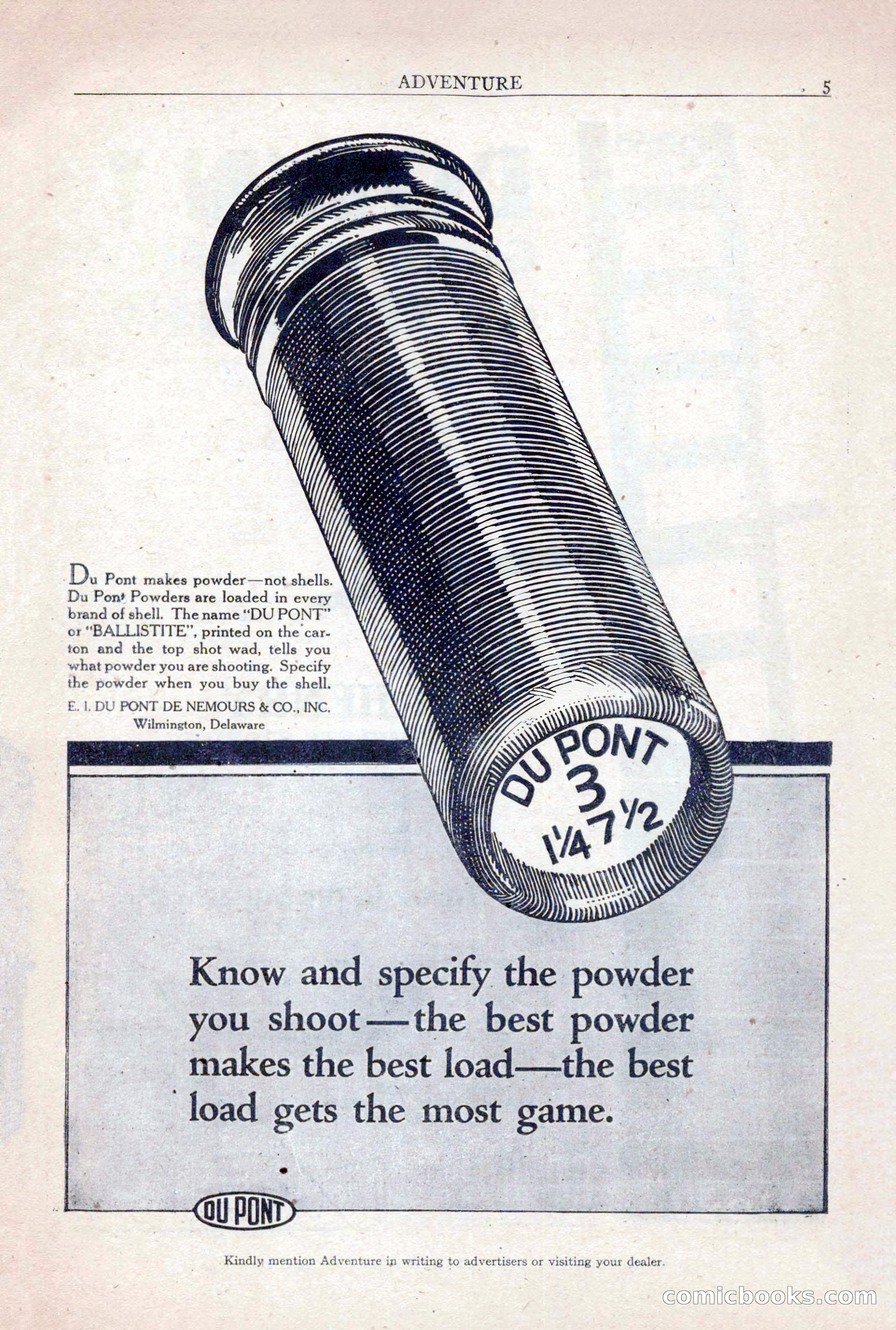 Adventure Magazine, December 30, 1922 — page 7 of 212