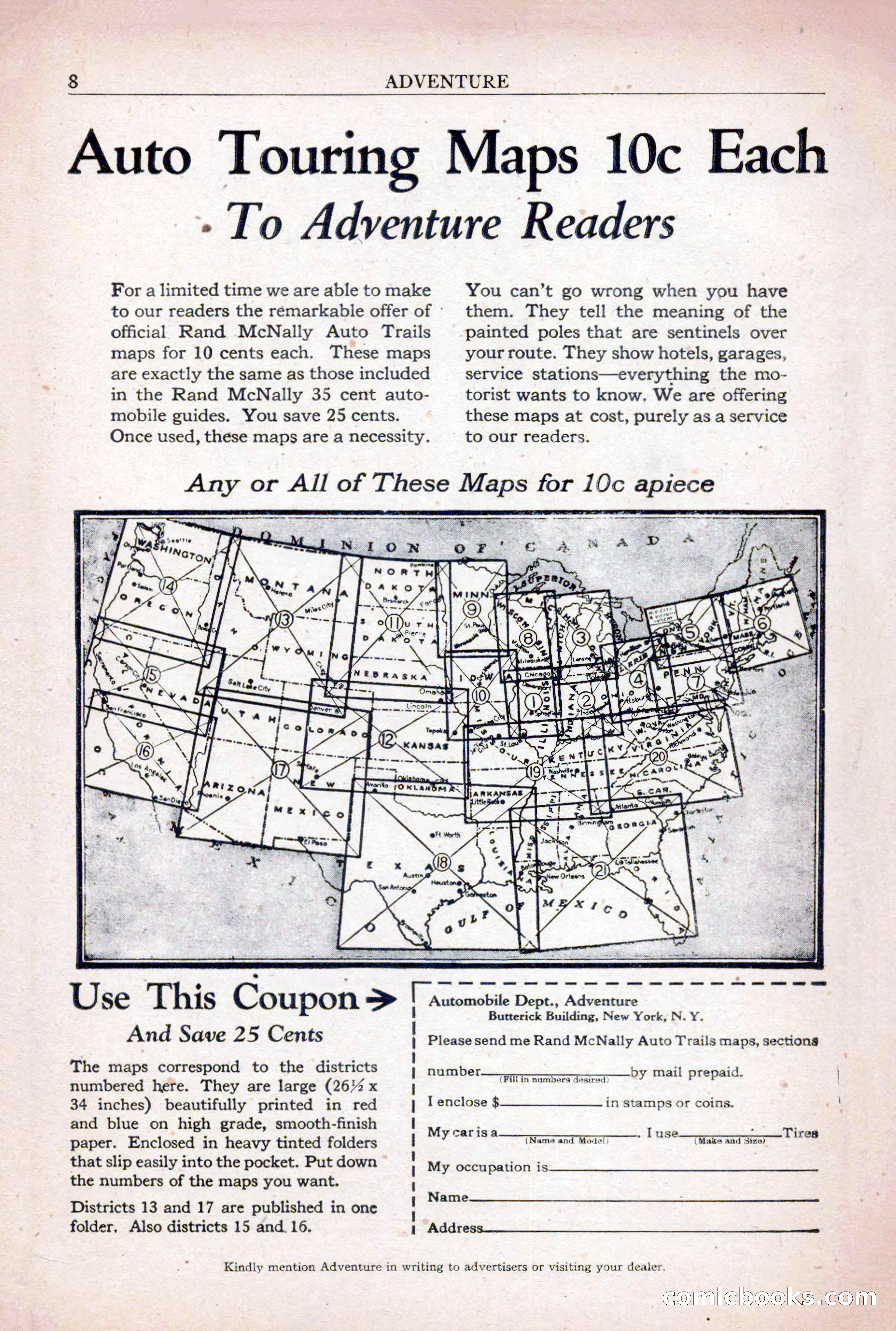 Adventure Magazine, December 30, 1922 — page 10 of 212