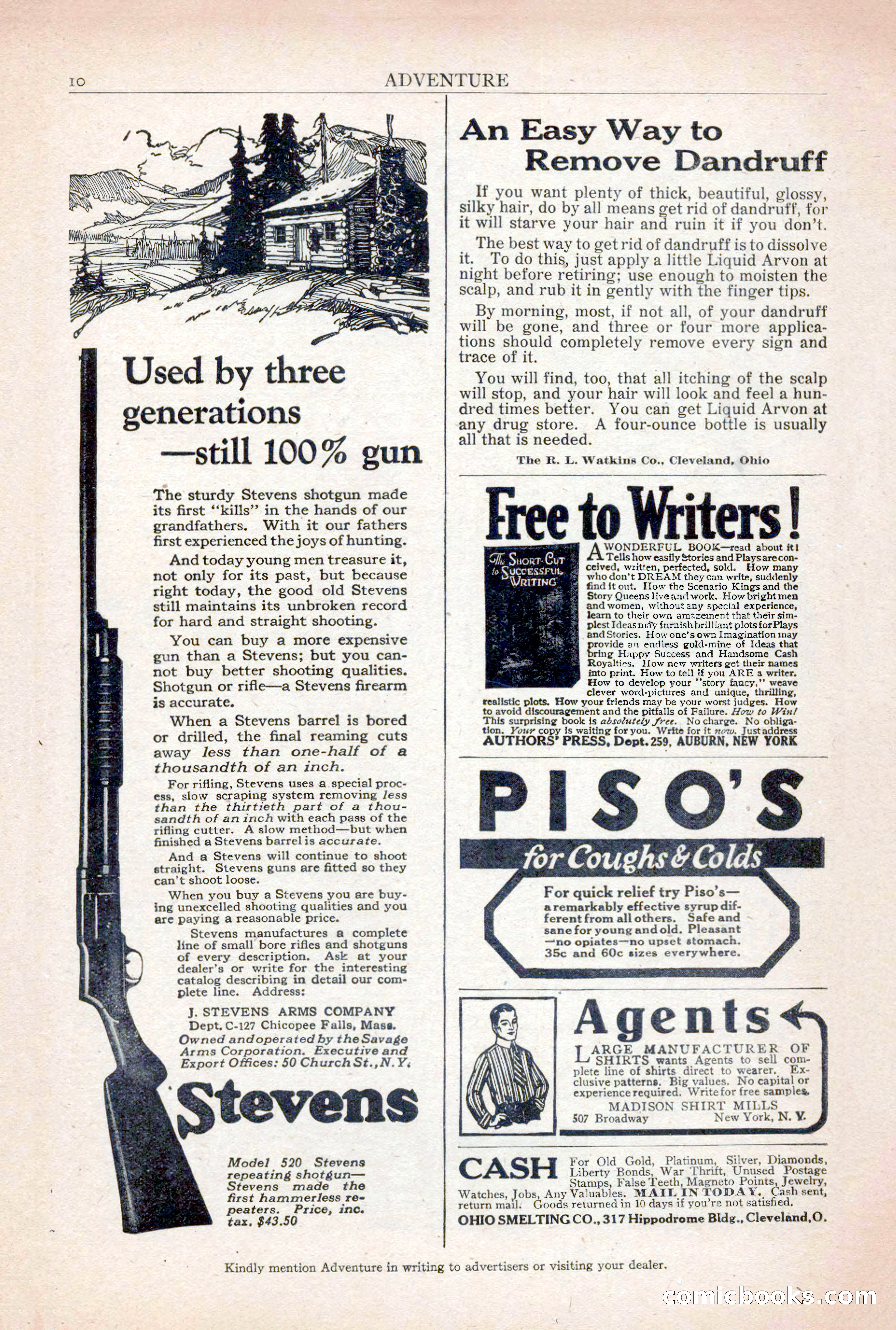 Adventure Magazine, December 30, 1922 — page 12 of 212