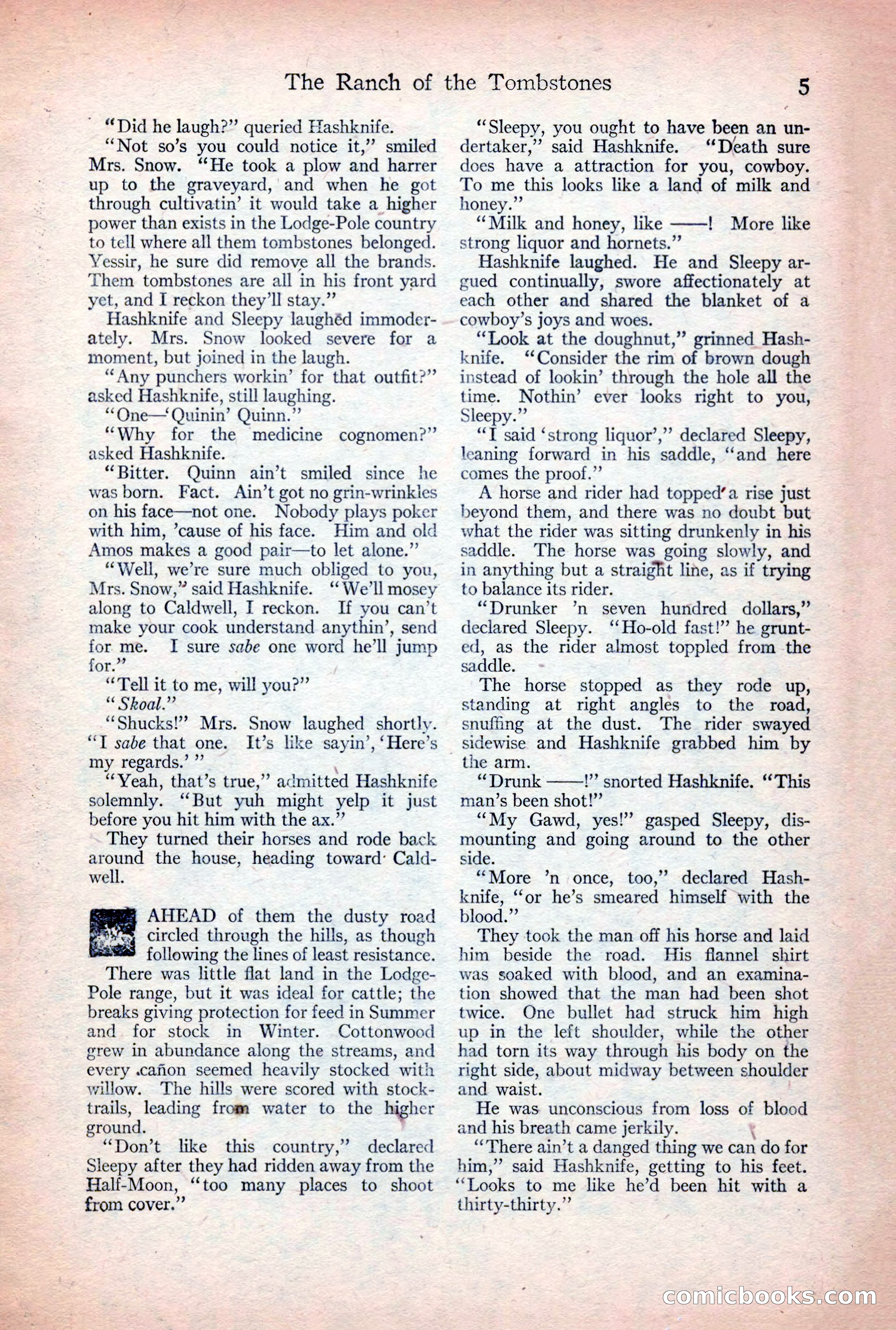 Adventure Magazine, December 30, 1922 — page 23 of 212